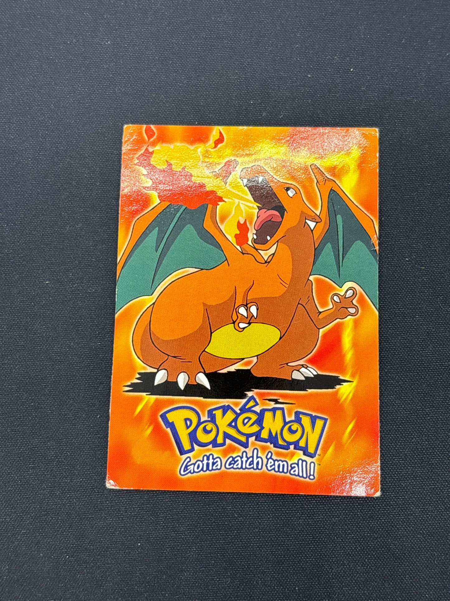 Auction Lot 487: Pokemon Topps Card Charizard Full Art Condition Vary