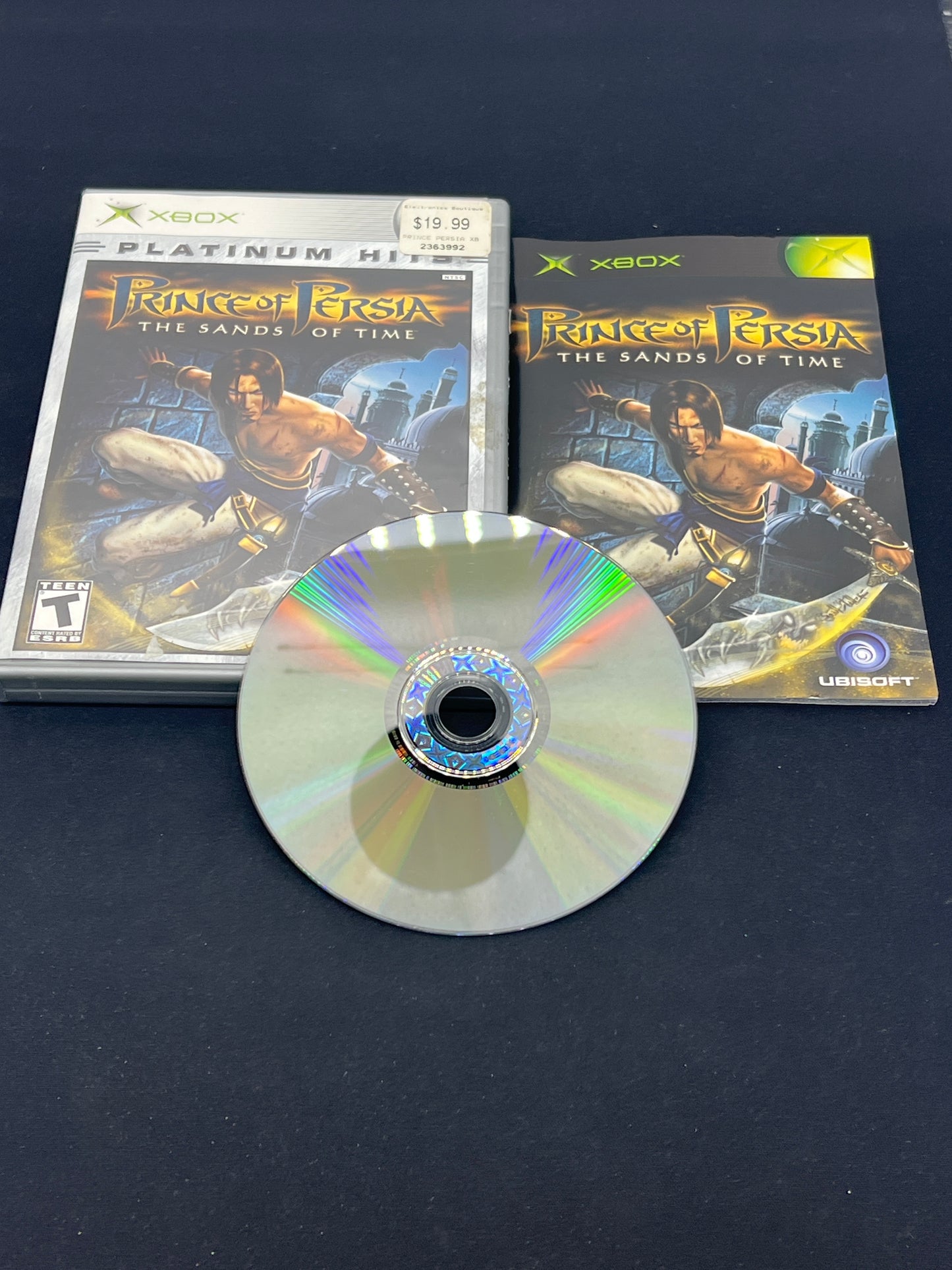 Auction Lot 289: XBOX Video Game Prince of Persia Sands of Time CIB