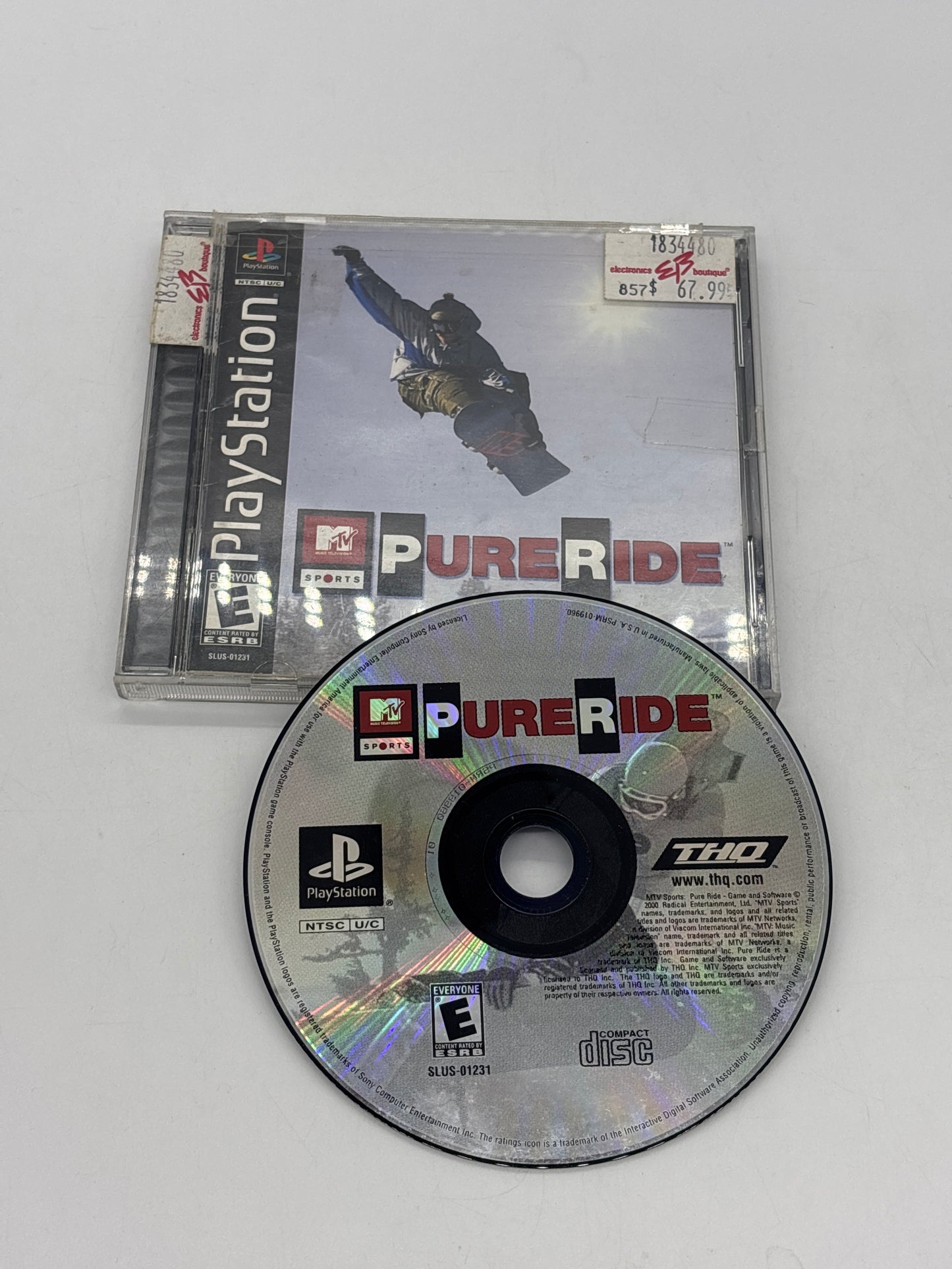 Auction Lot 162: Pureride Video Game PlayStation One CIB