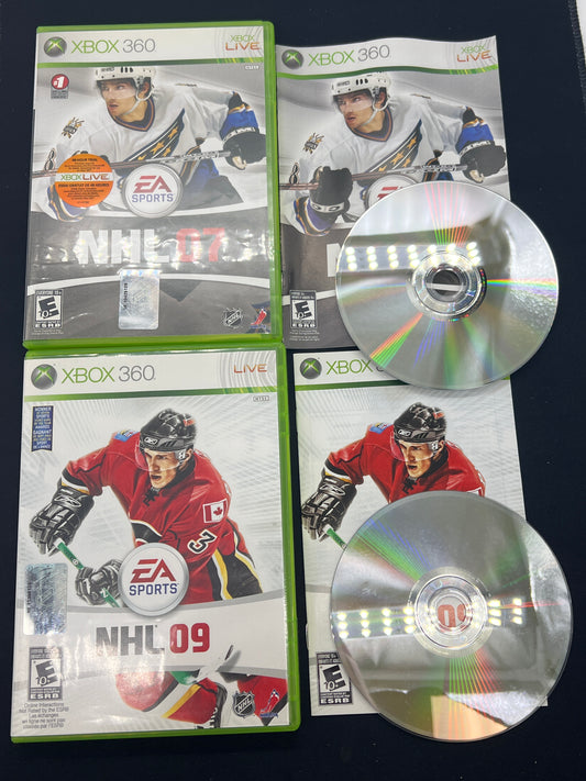 Auction Lot 367: XBOX 360 NHL Video Game Lot