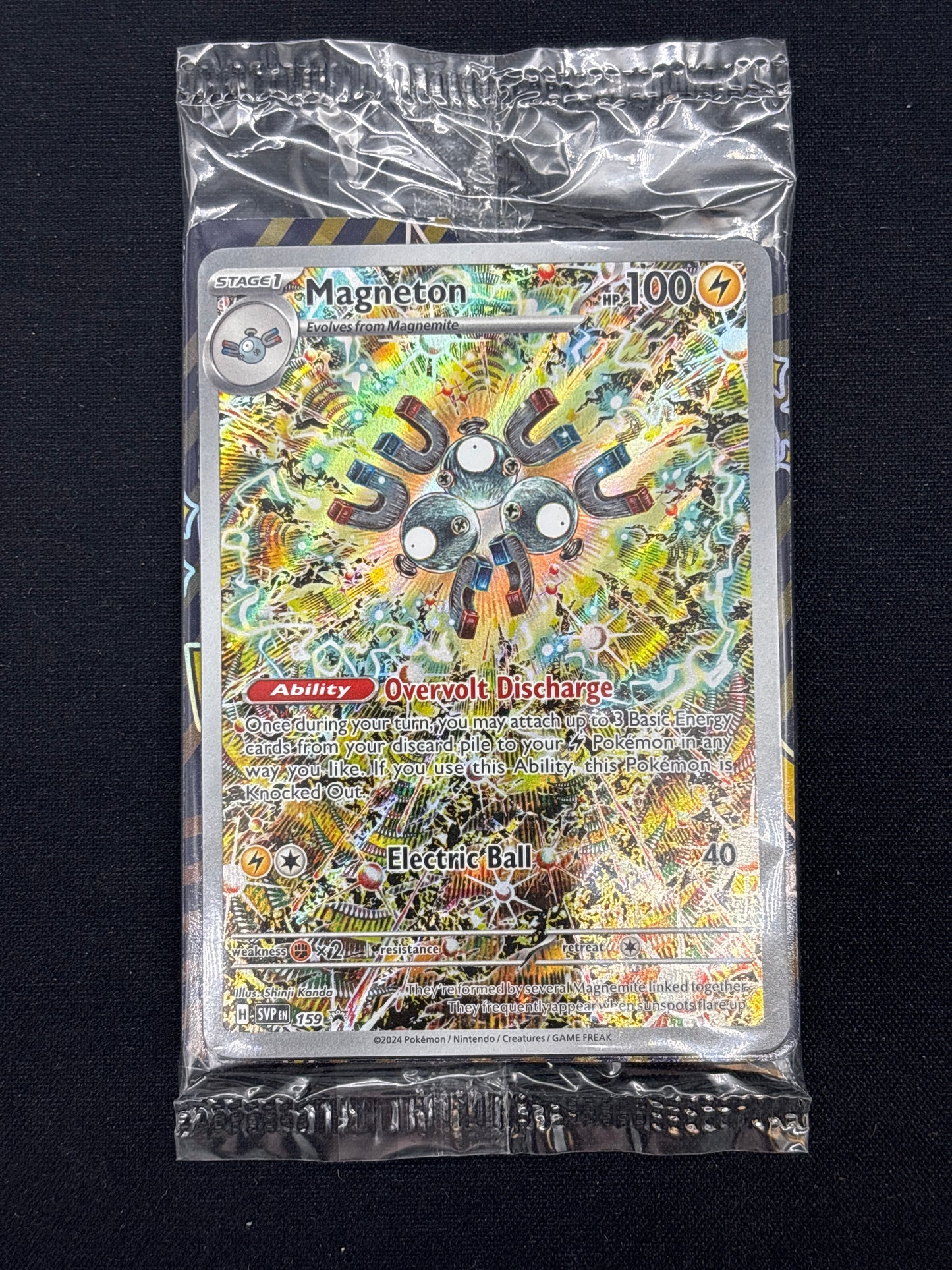 Auction Lot 34: Pokemon Card Magneton Surging Sparks Sealed ETB Promo Conditions Vary