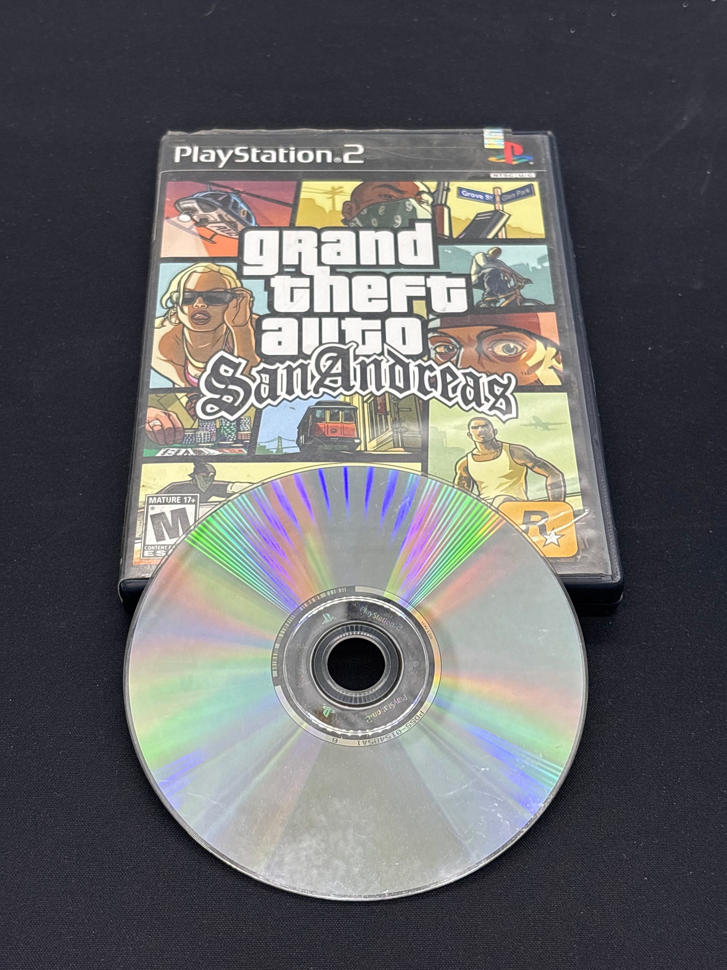 Auction Lot 173: PlayStation 2 Grand Theft Auto San Andreas with Case & Disc