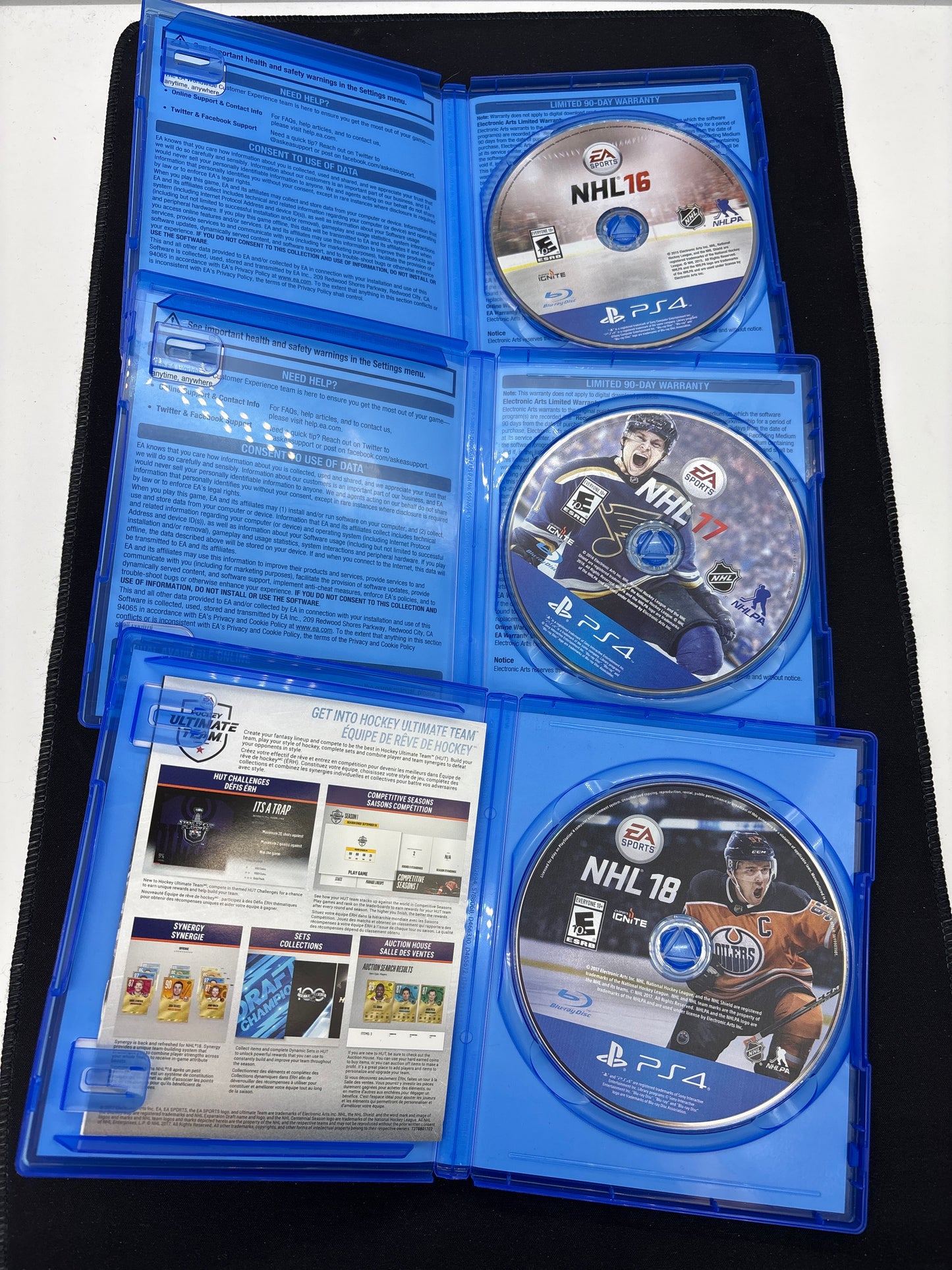 Auction Lot 158: NHL Video Game Lot PlayStation 4 CIB