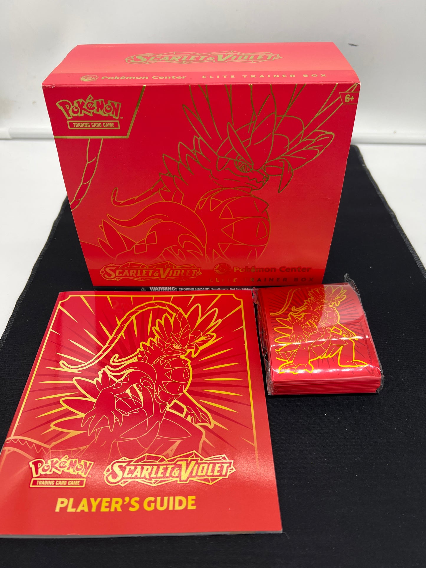 Auction Lot 205: Pokemon Center SV Base Set Koraidon EMPTY ETB With Accessories