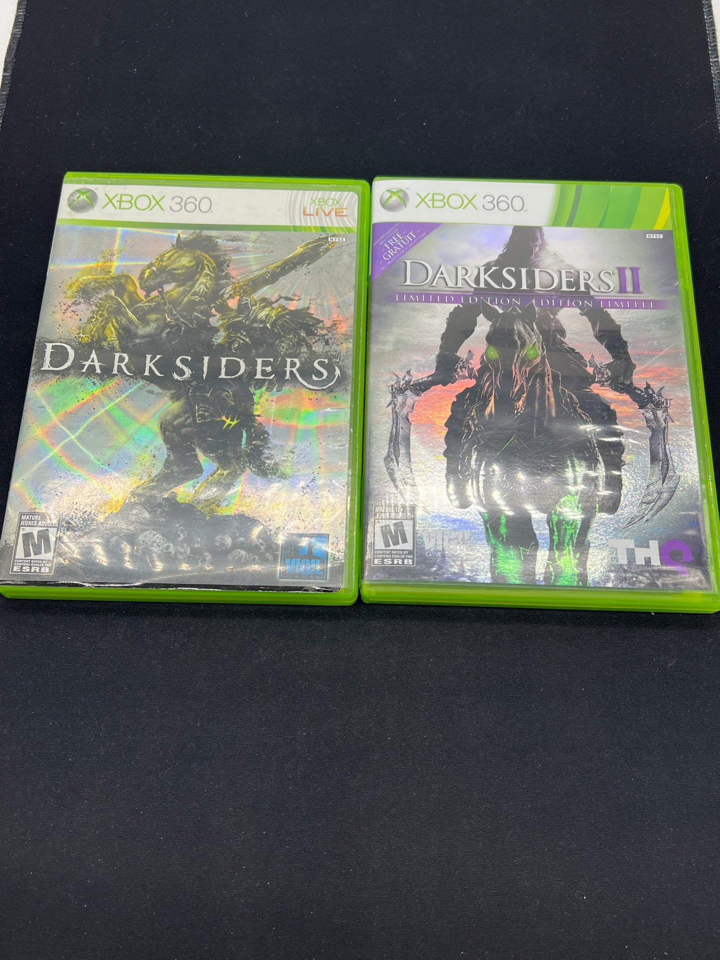 Auction Lot 207: XBOX 360 Video Game Lot of 2 Darksider 1 & 2 CIB