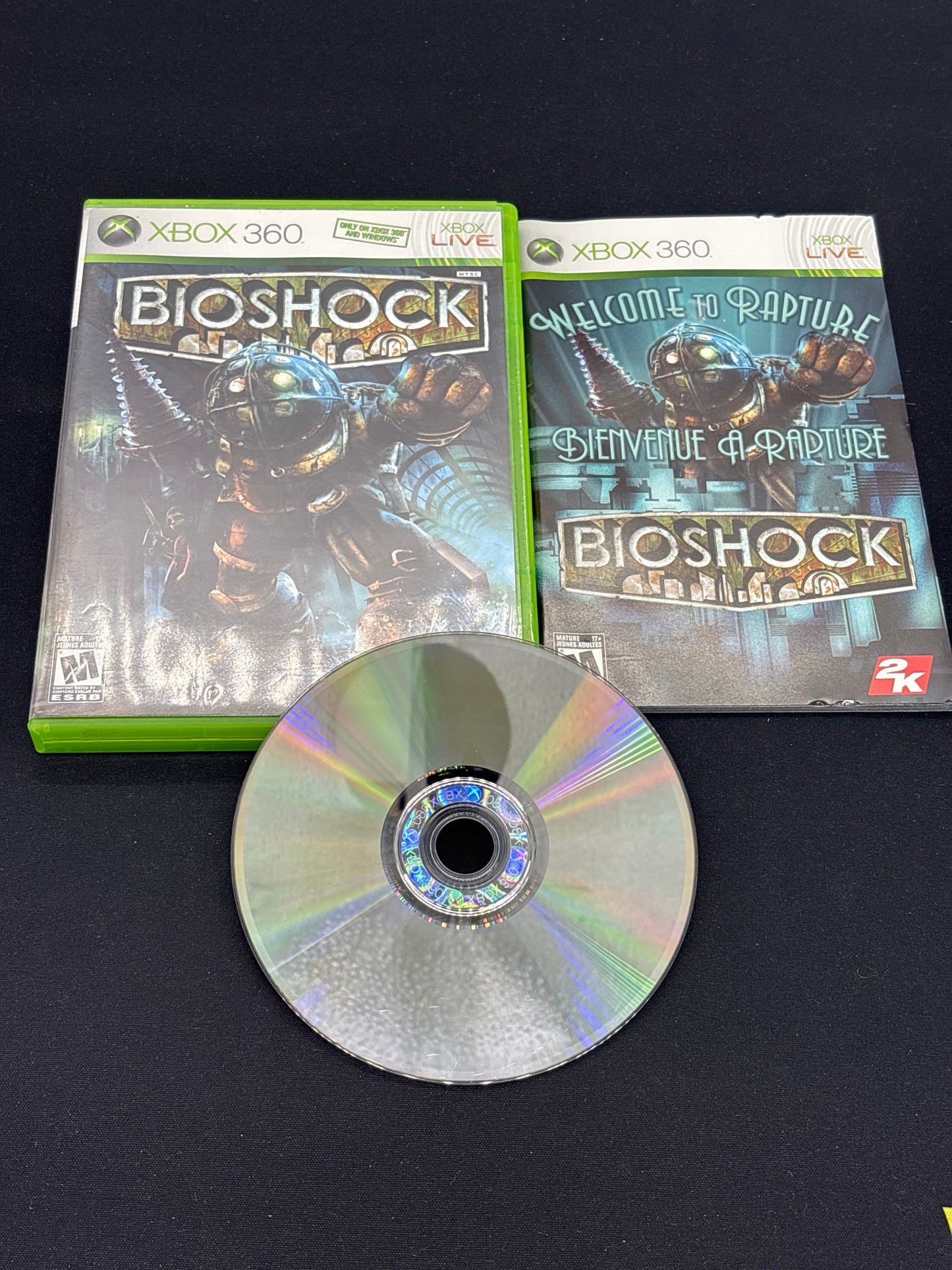 Auction Lot 153: XBOX 360 Bioshock With Case & Disc