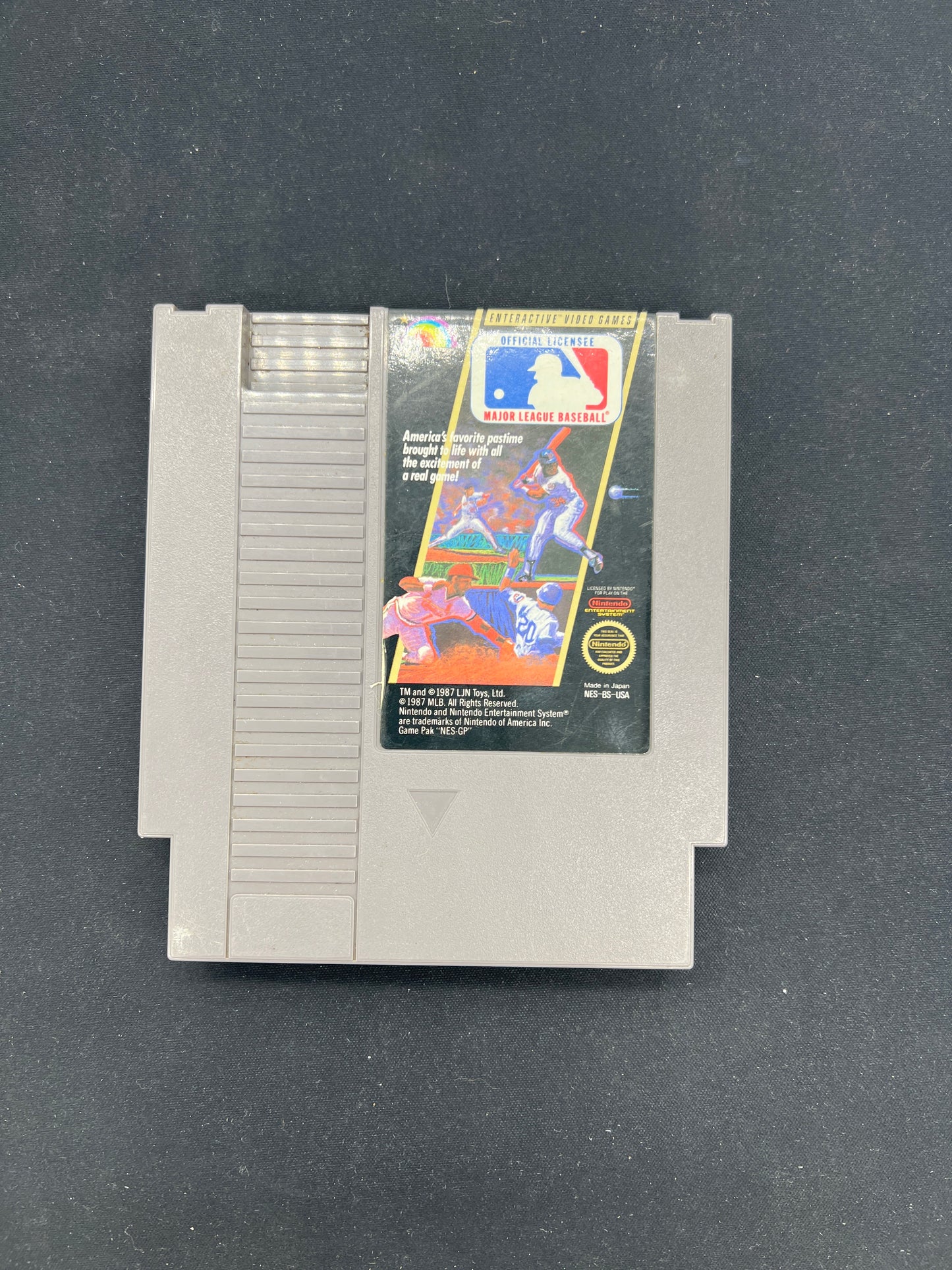 Auction Lot 25: NES Video Game Major League Baseball