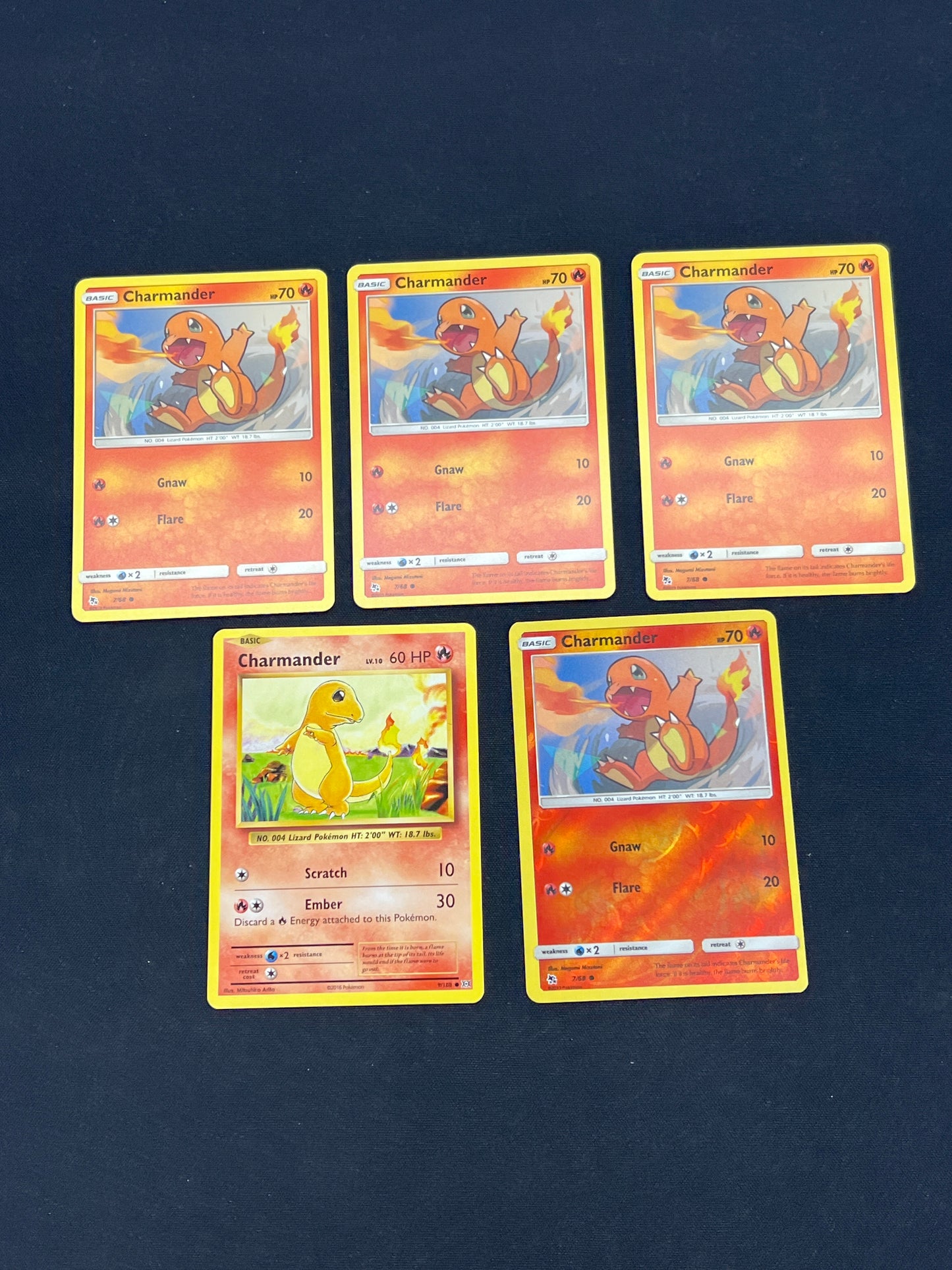 Auction Lot 323: Pokemon Cards Charmander Lot Conditions Vary