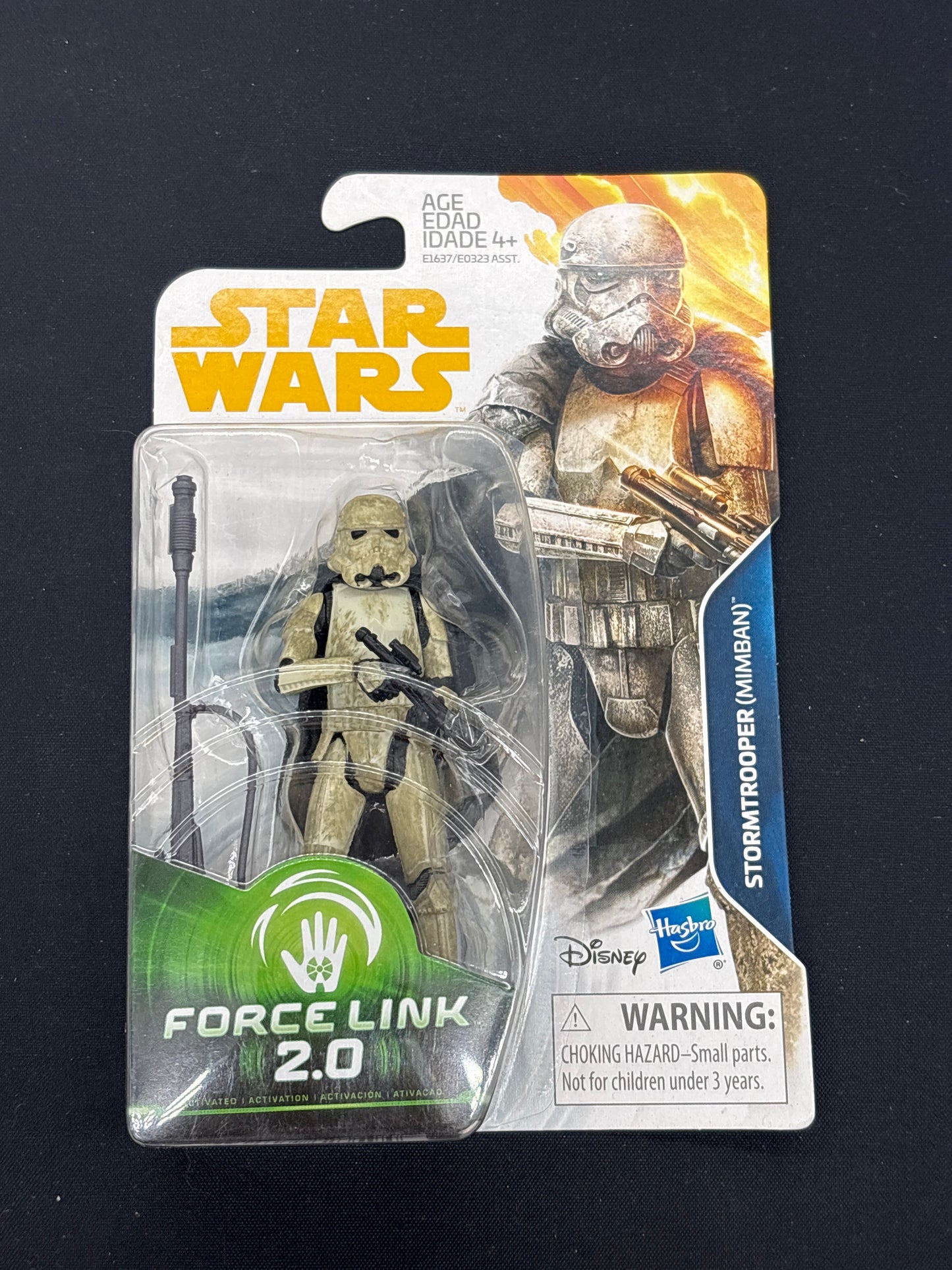 Auction Lot 72: Star Wars Storm Trooper Mimban Force Link 2.0 Hasbro Figure