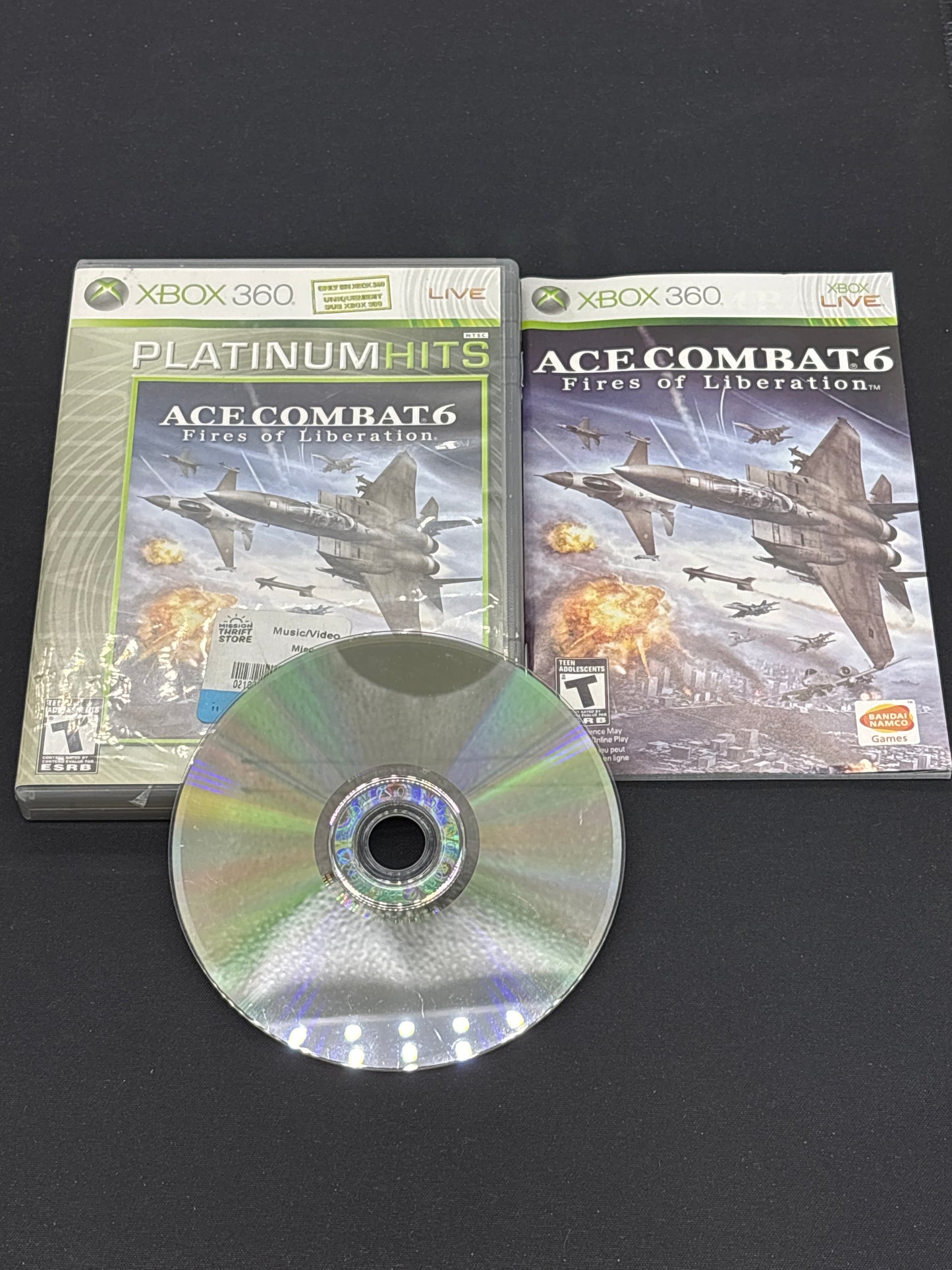 Auction Lot 45: Ace Combat 6 Fires of Liberation Video Game XBOX 360 CIB