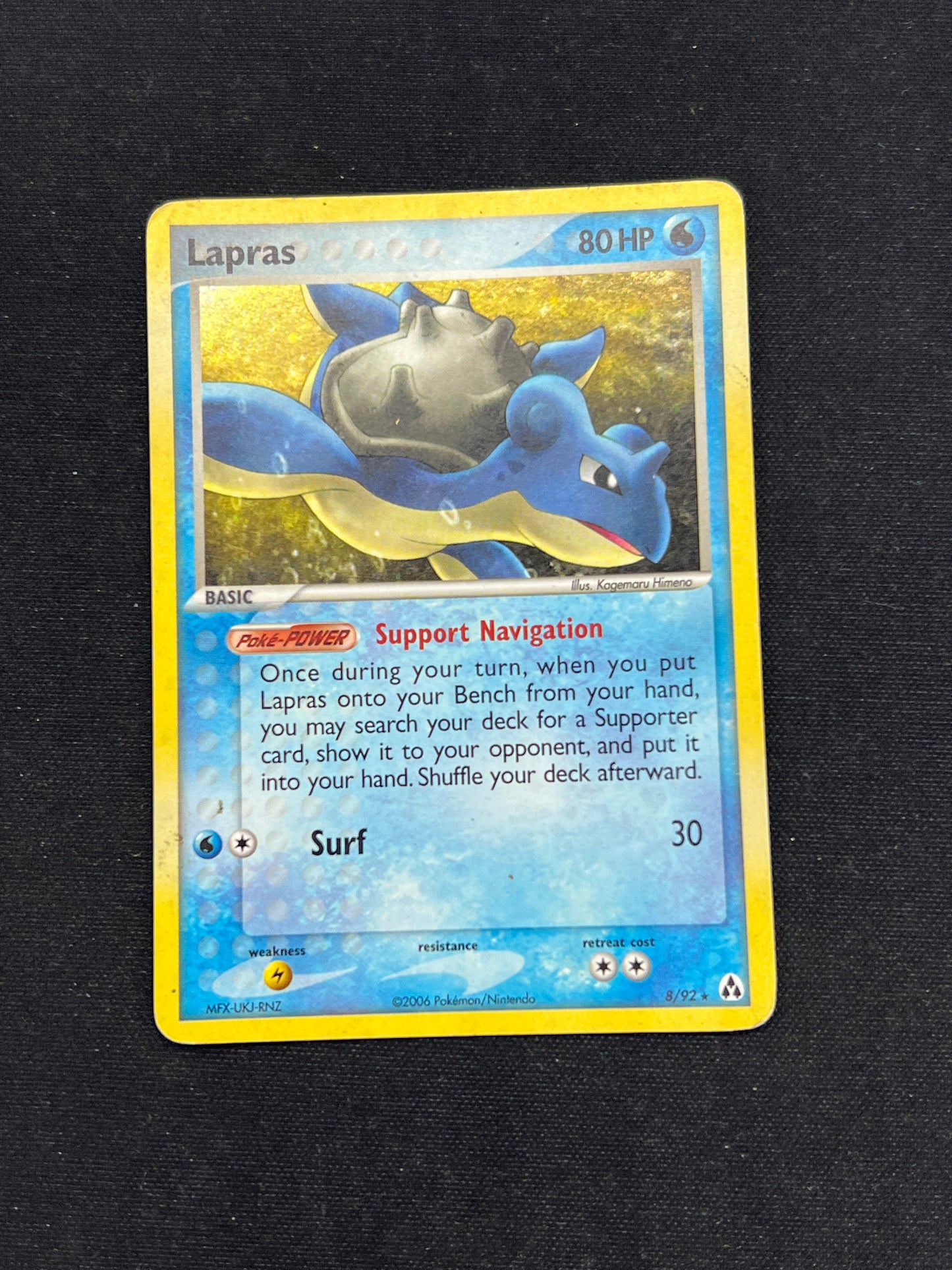 Auction Lot 75: Pokemon Cards Lapras Holo Condition Vary