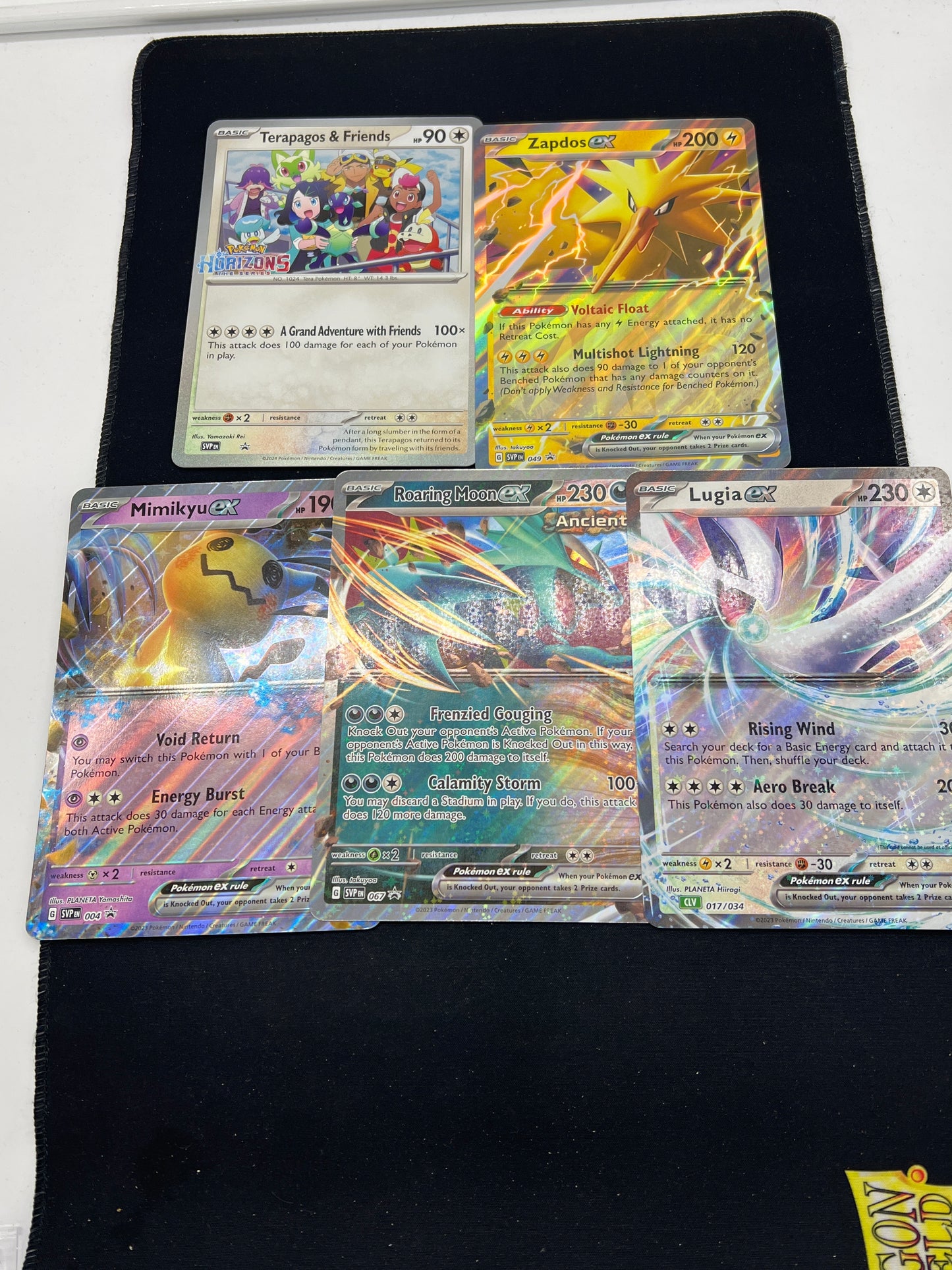 Auction Lot 70: Pokemon Cards Lot of 5 Assorted Jumbo Conditions Vary