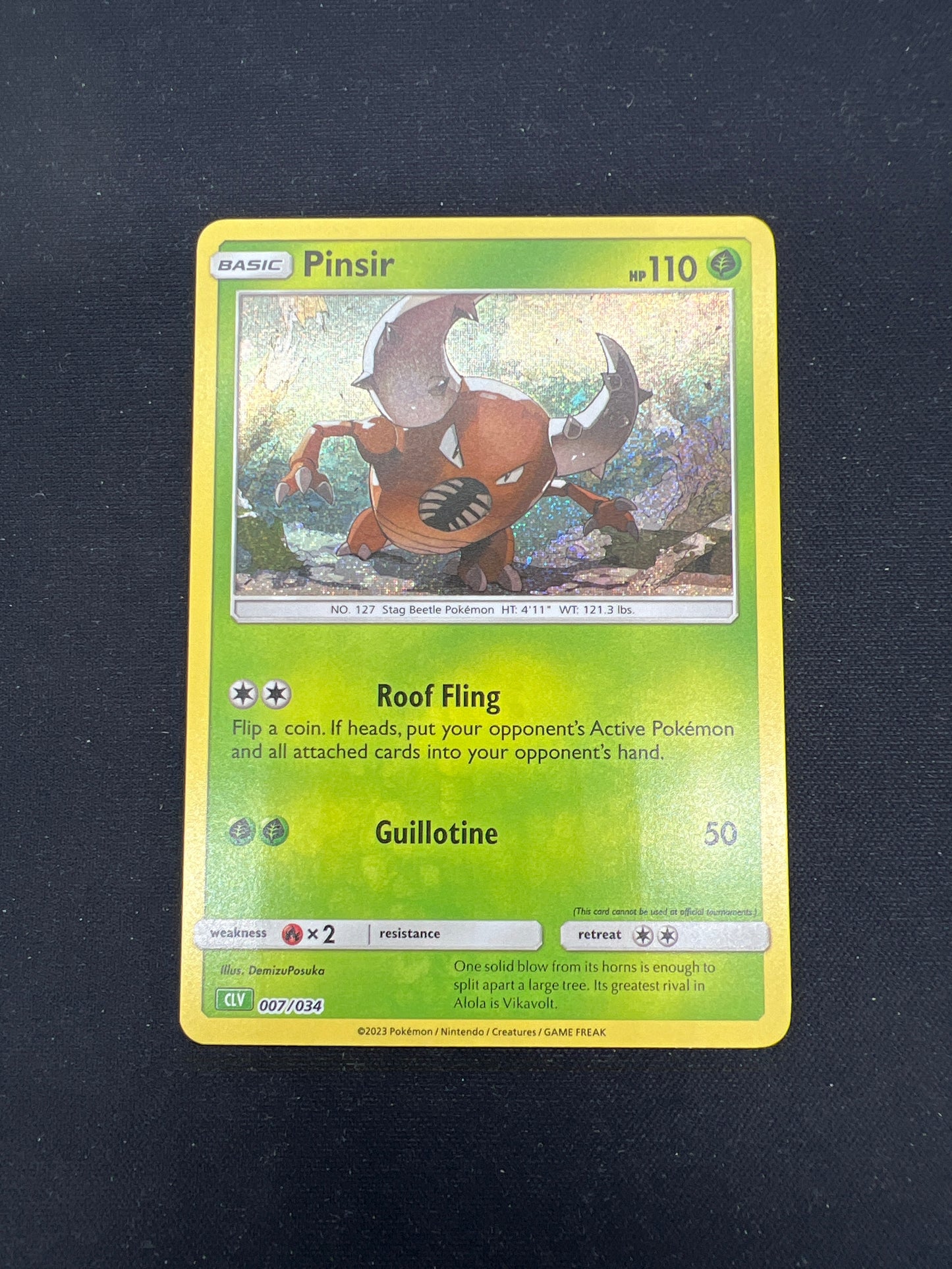Auction Lot 345: Pokemon Cards Pinsir Holo Classic Collection Conditions Vary