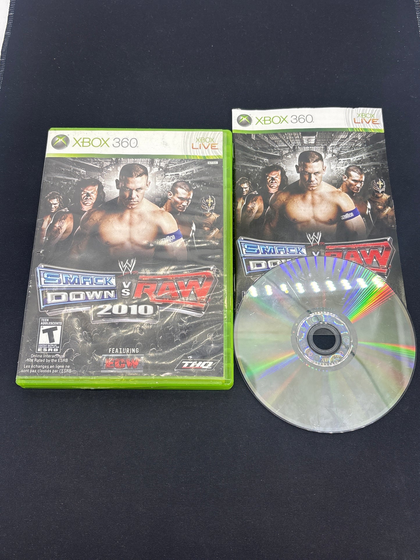 Auction Lot 180: XBOX 360 Video Game WWE Smackdown vs Raw 2010 CIB