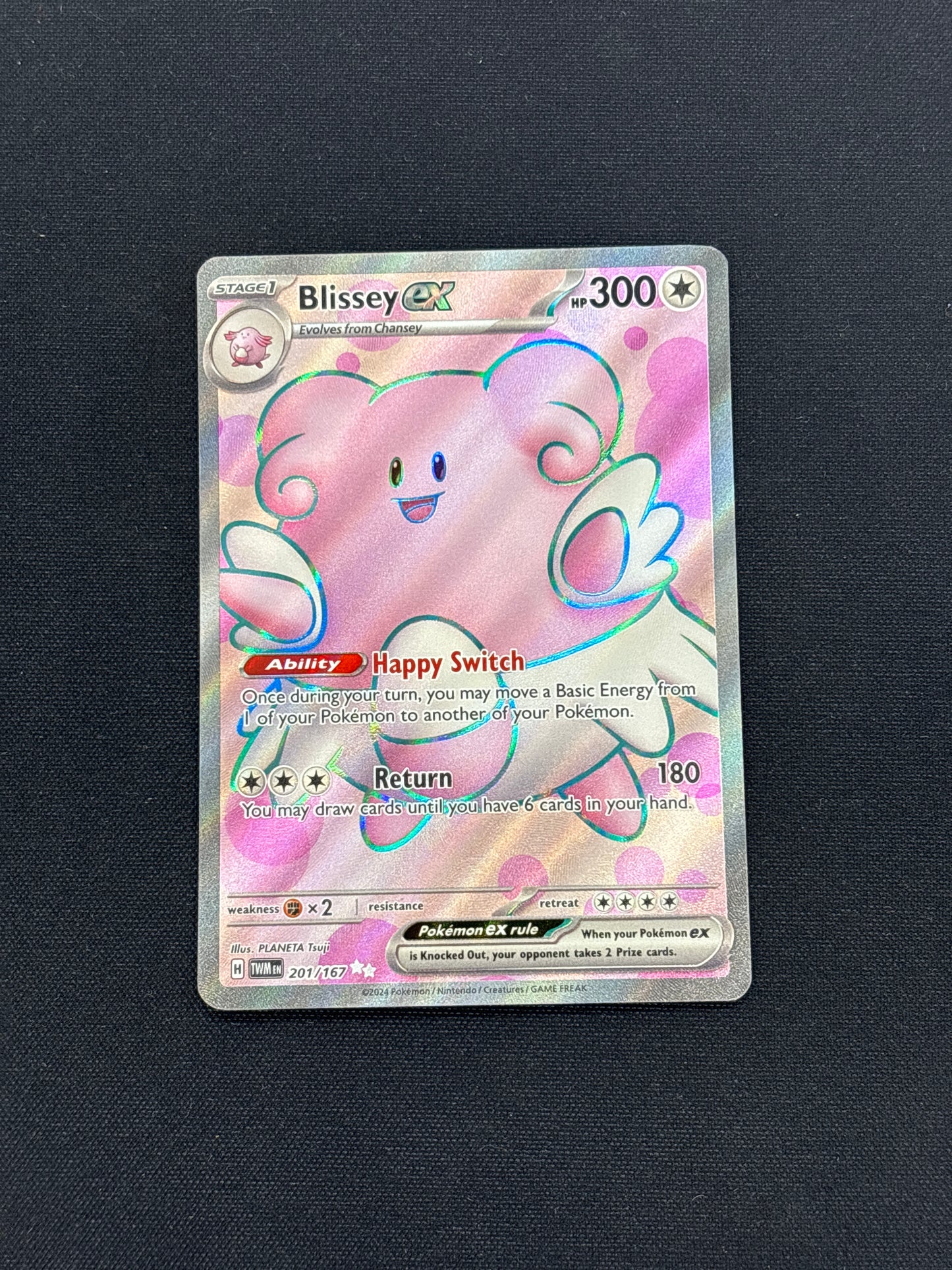 Auction Lot 204: Blissey EX Card Conditions Vary