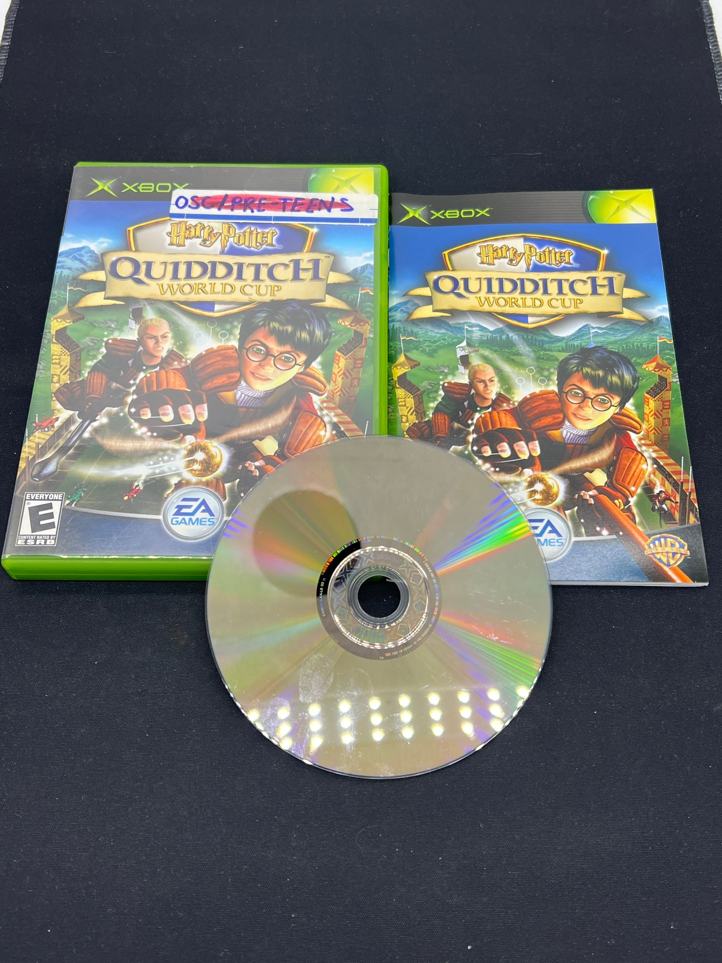 Auction Lot 53: XBox Video Game Harry Potter Quidditch World Cup CIB