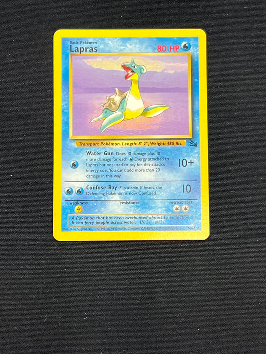 Auction Lot 11: Pokémon Cards Lapras Rare Fossil Conditions Vary