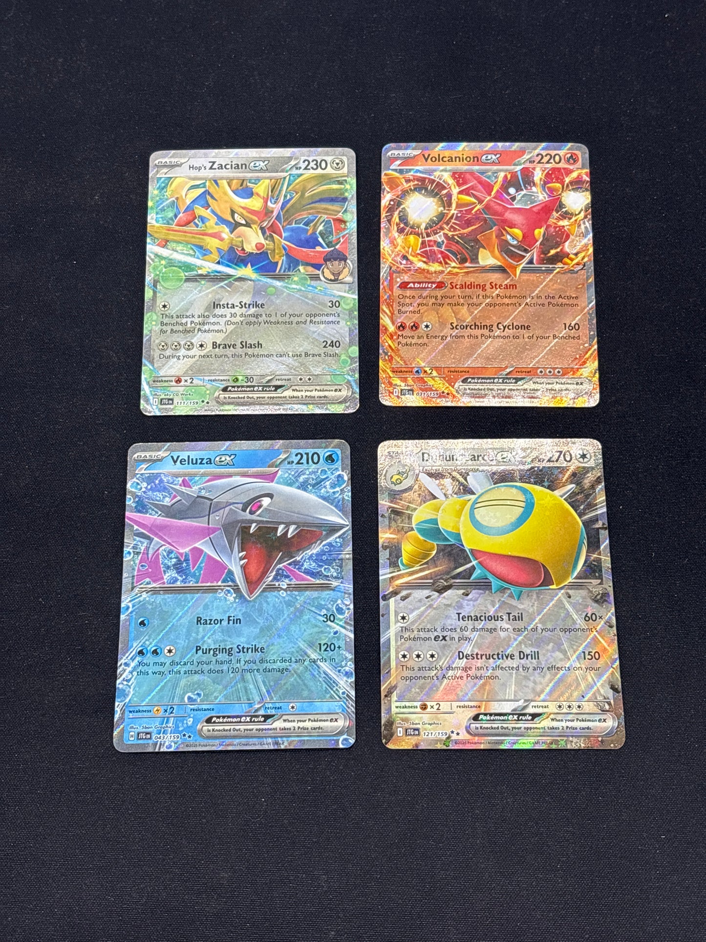Auction Lot 39: Pokemon Cards Lot of 4 EX Double Rares Condition Vary