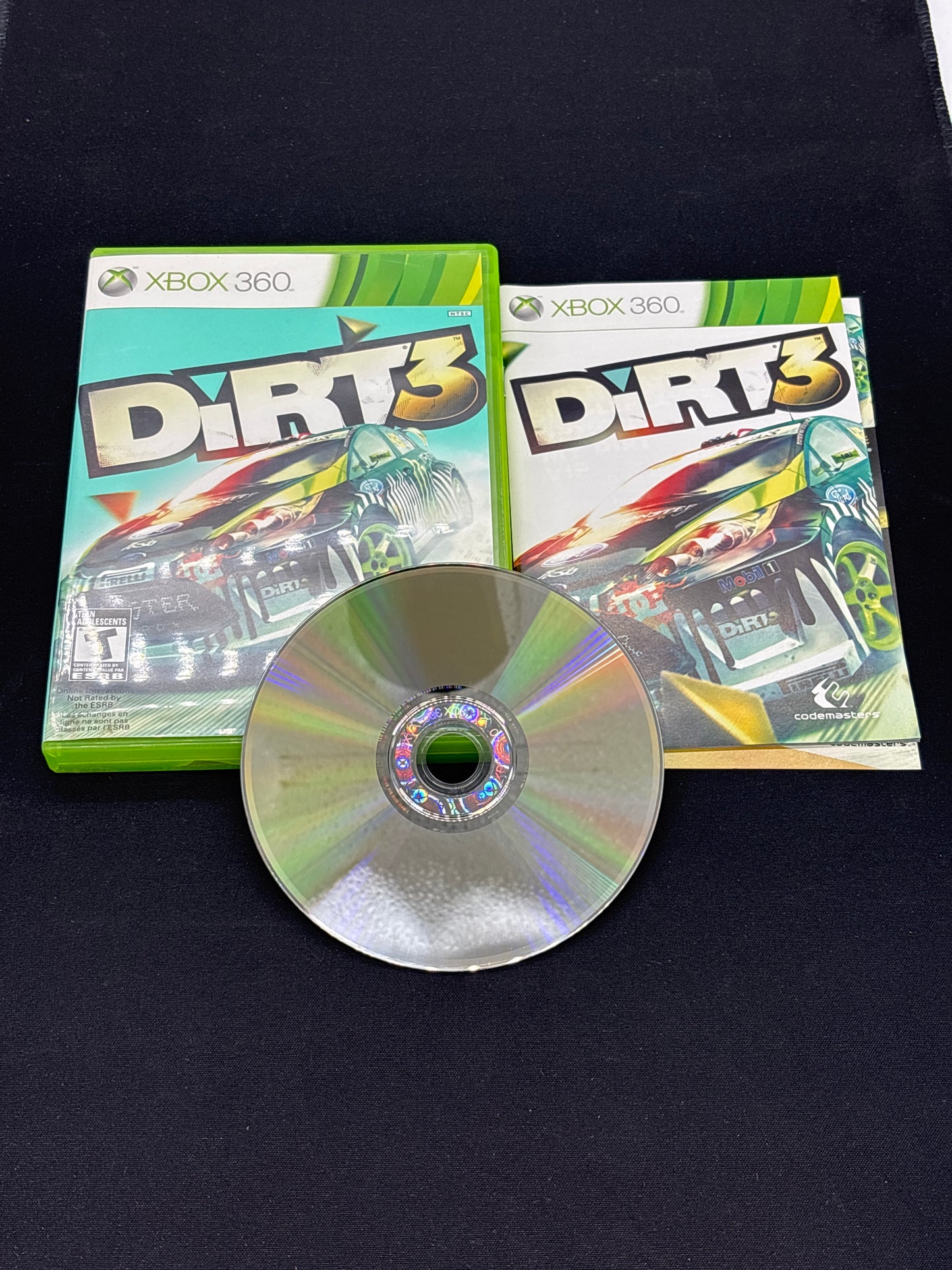 Auction Lot 47: Dirt 3 Video Game XBOX 360 CIB