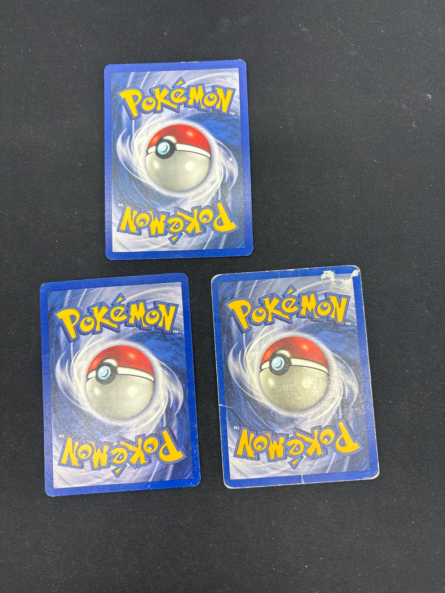 Auction Lot 3: Pokemon Cards Assorted Lot of 3 Base Set Holo Uncommon Commons Conditions Vary