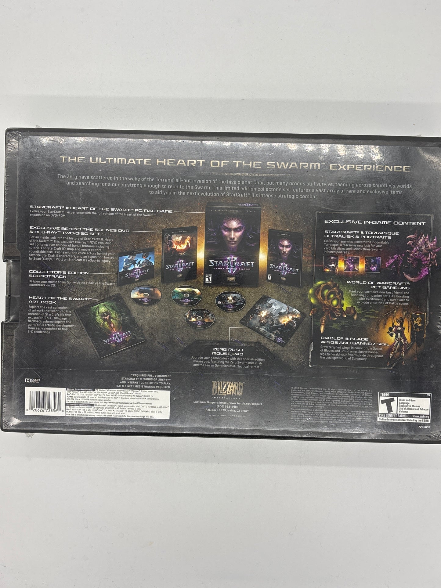 Auction Lot 144: Blizzard StarCraft Heart of the Swarm Collectors Edition Sealed