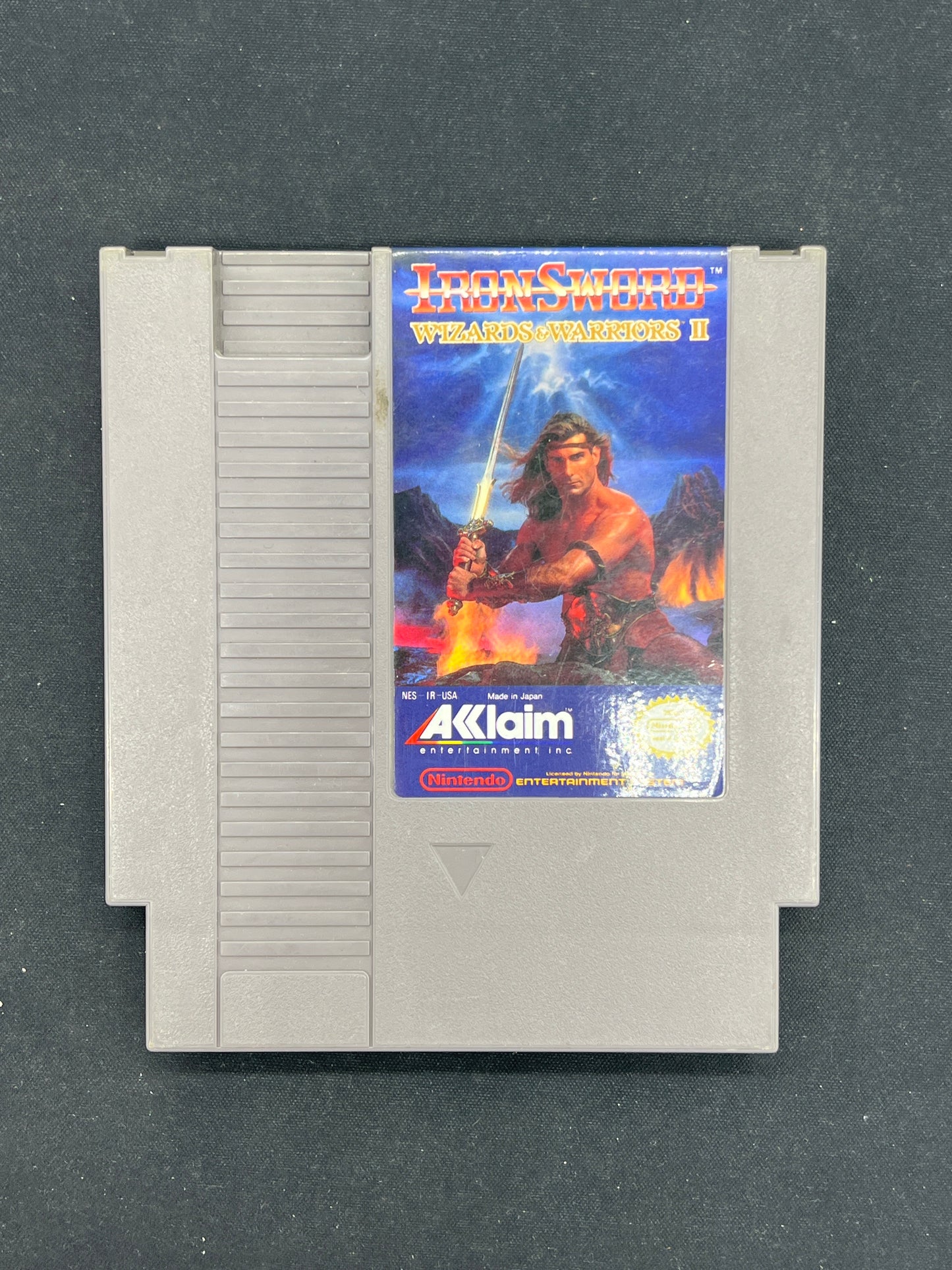Auction Lot 174: NES Iron Sword: Wizards & Warriors 2 LOOSE