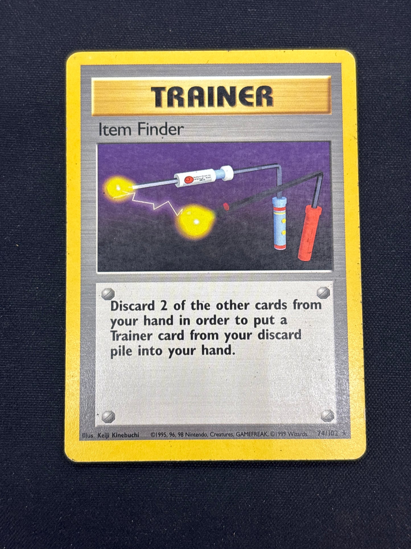 Auction Lot 86: Pokemon Card Item Finder Base Set Conditions Vary