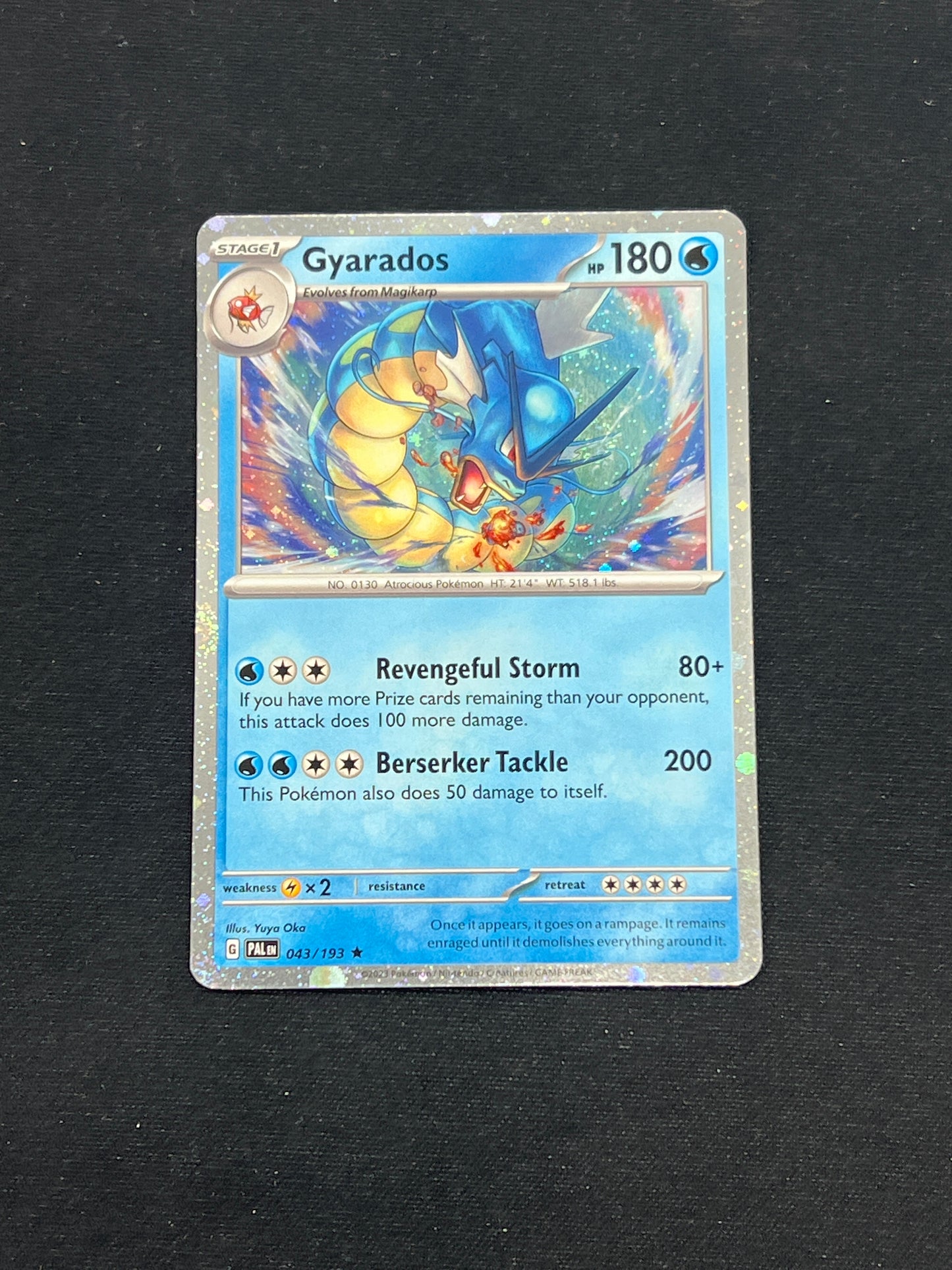 Auction Lot 436: Pokémon Cards Gyarados Cosmo Holo Conditions Vary
