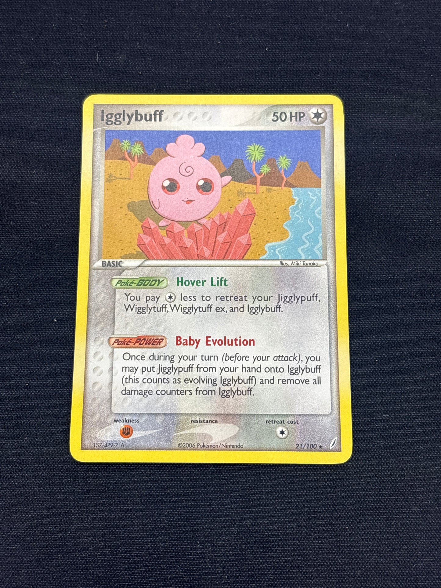 Auction Lot 259: Pokemon Cards Igglybuff 21/100 Crystal Guardian Condition Vary