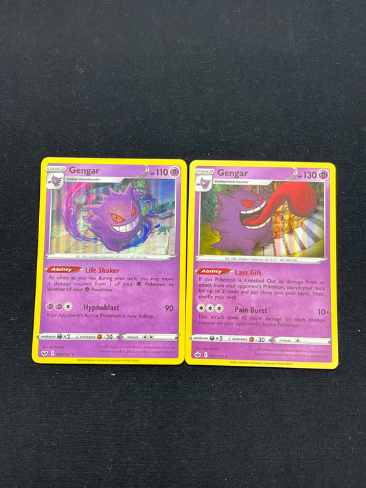 Auction Lot 129: Pokemon Cards Gengar Holo Card Lot Conditions Vary