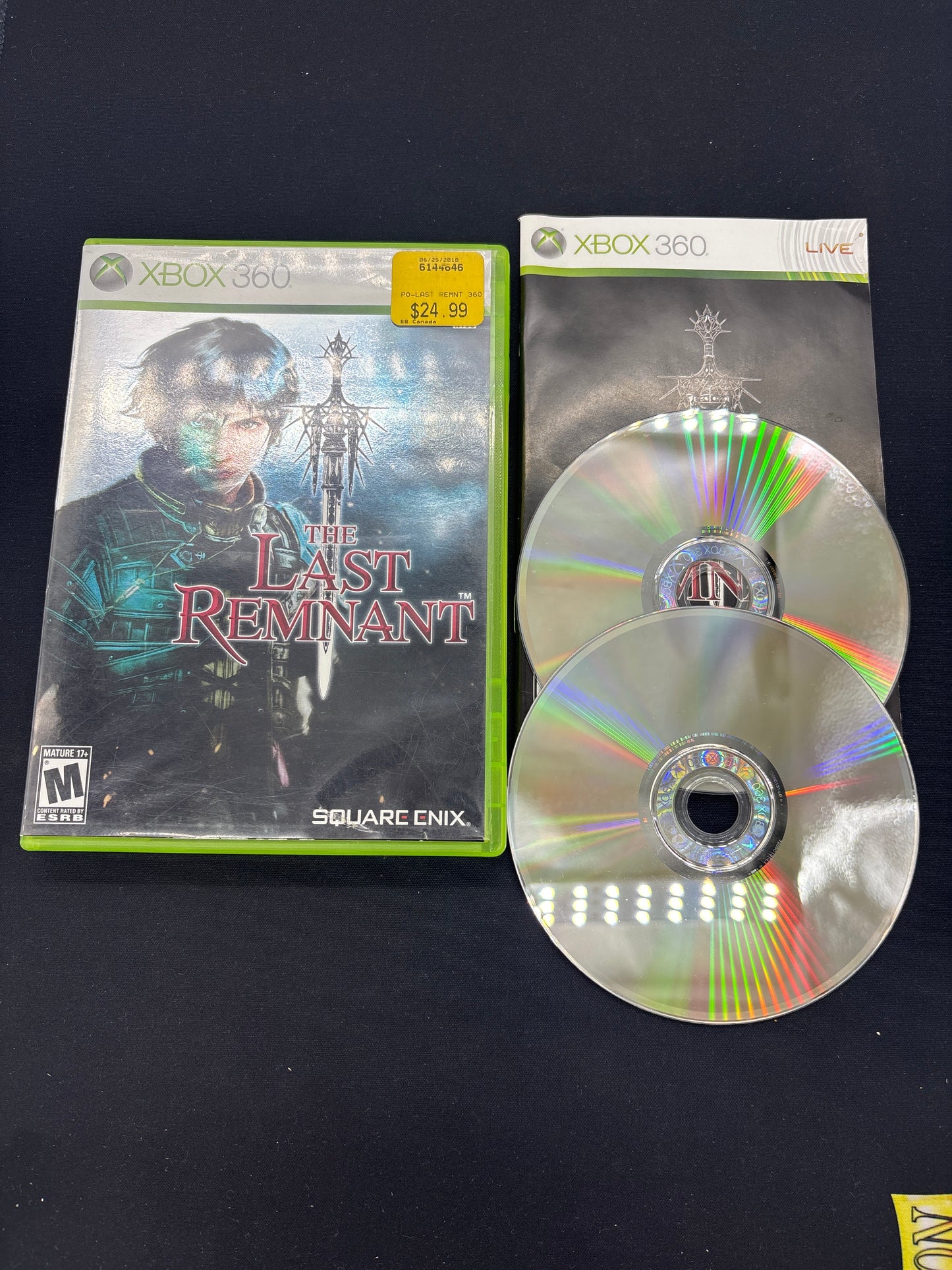 Auction Lot 125: XBOX 360 The Last Remnant With Case & Discs