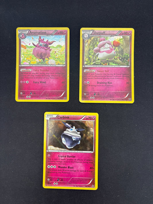 Auction Lot 484: Pokemon Cards Fairy Themed Mid Era Holo Conditions Vary