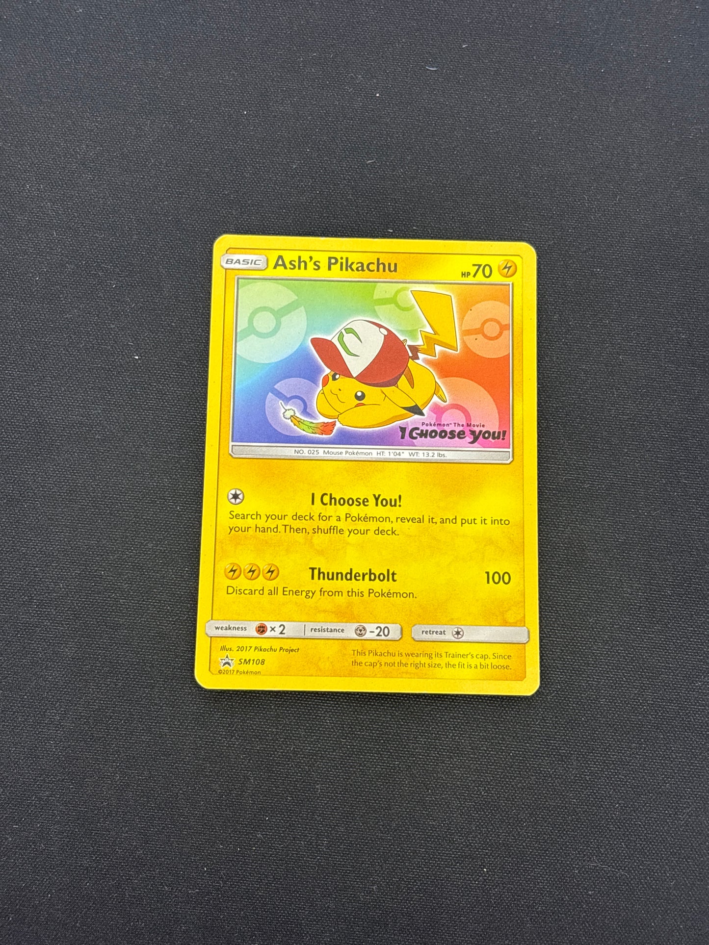 Auction Lot 427: Pokemon Cards Ash's Pikachu Promo Condition Vary