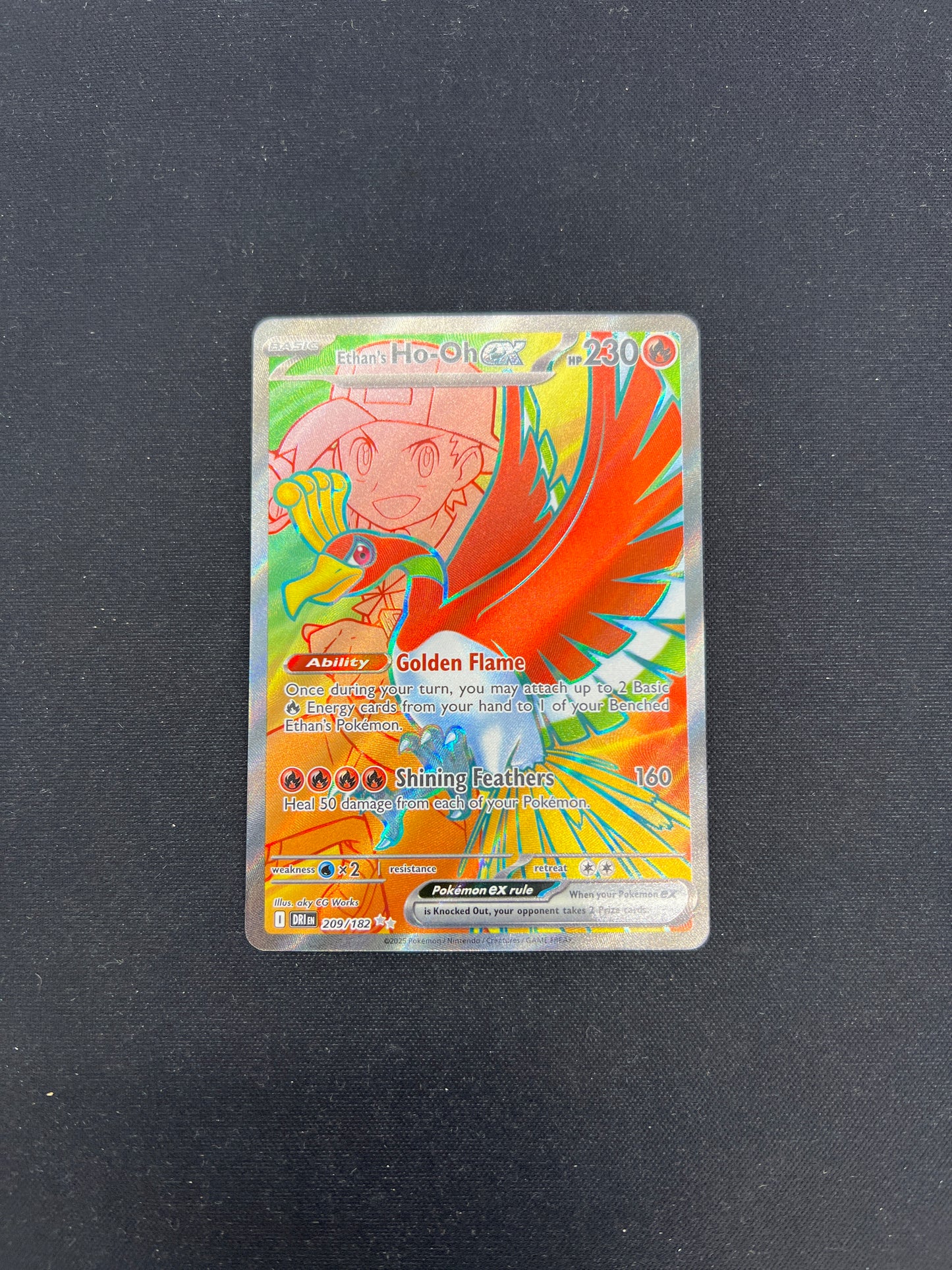 Auction Lot 143: Pokemon Cards Ethan's Ho-Oh EX Full Art Condition Vary