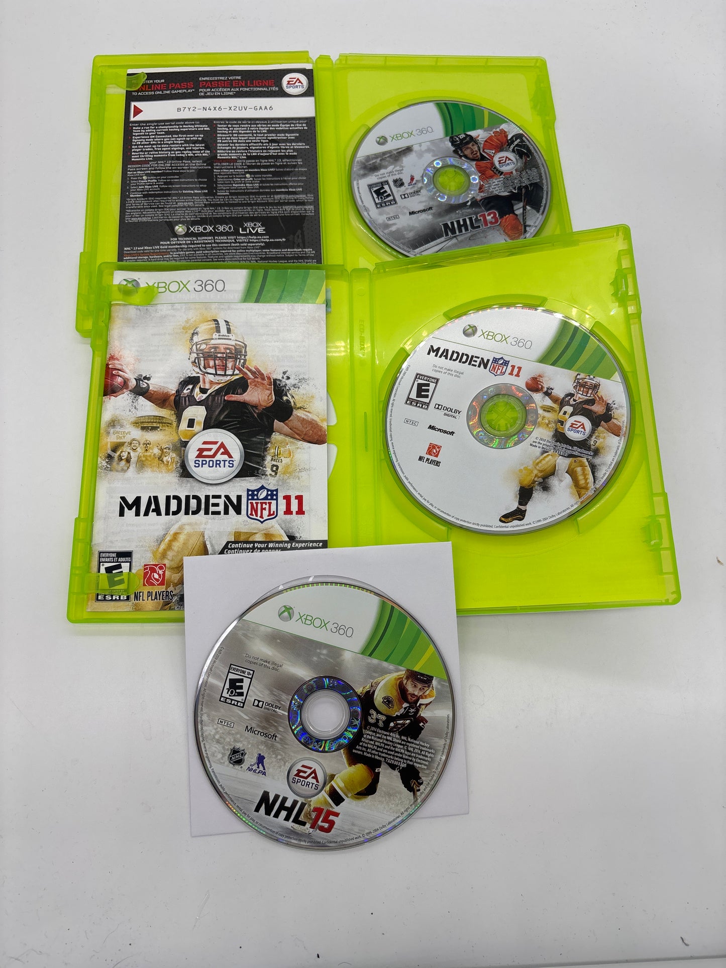 Auction Lot 139: Sports Video Game Lot XBOX 360