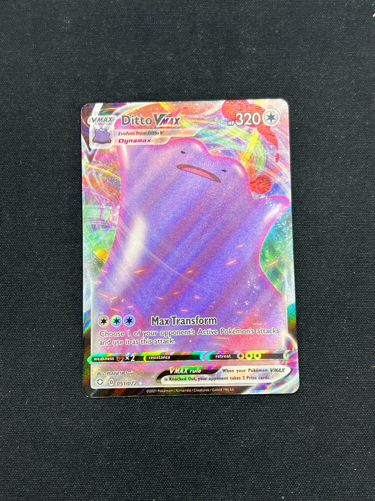 Auction Lot 150: Pokemon Cards Ditto VMAX Shining Fates Conditions Vary