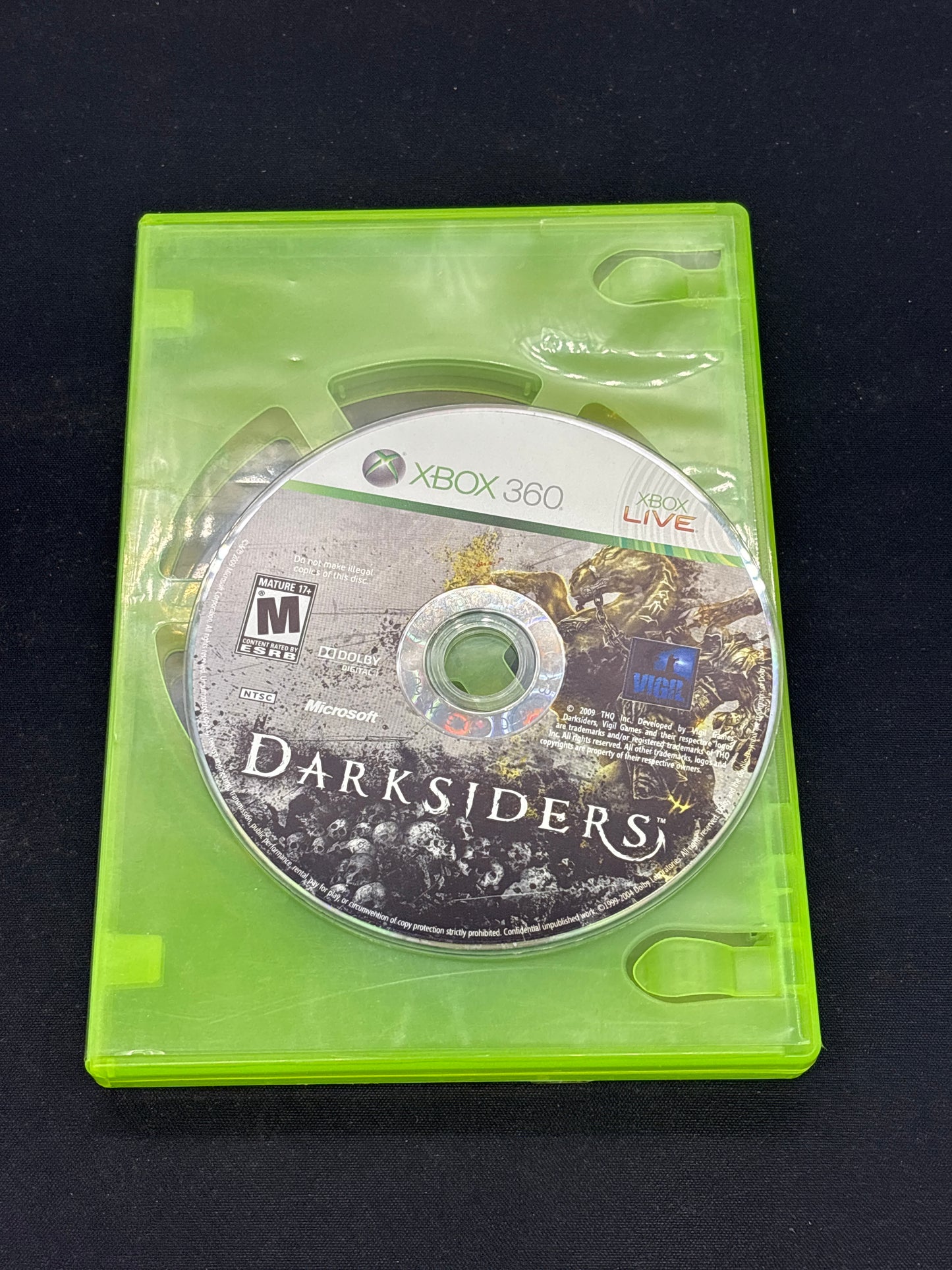Auction Lot 162: Darksiders Video Game XBOX 360 CIB