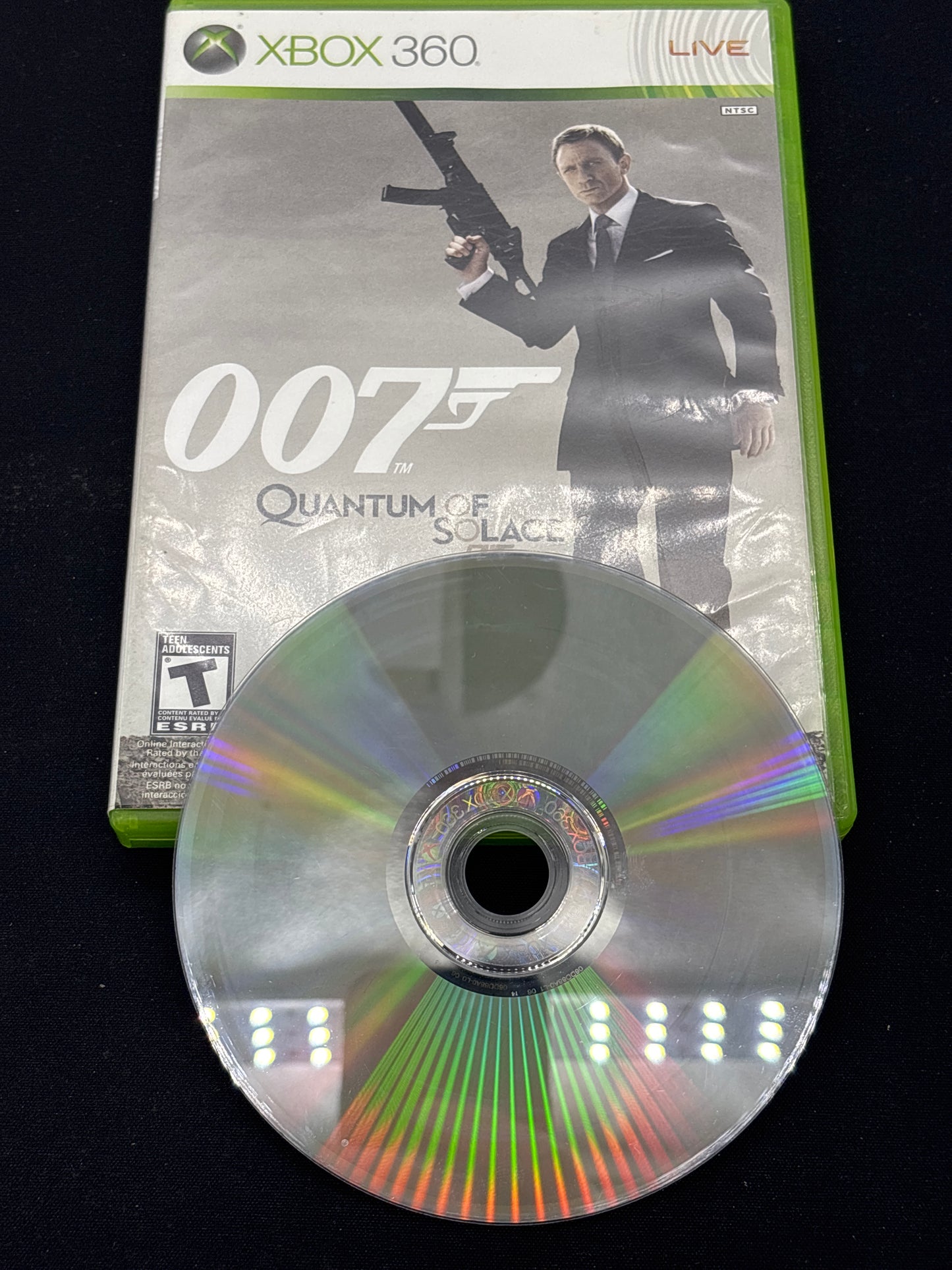Auction Lot 137: XBOX 360 007 Quantum of Solace With Case & Disc