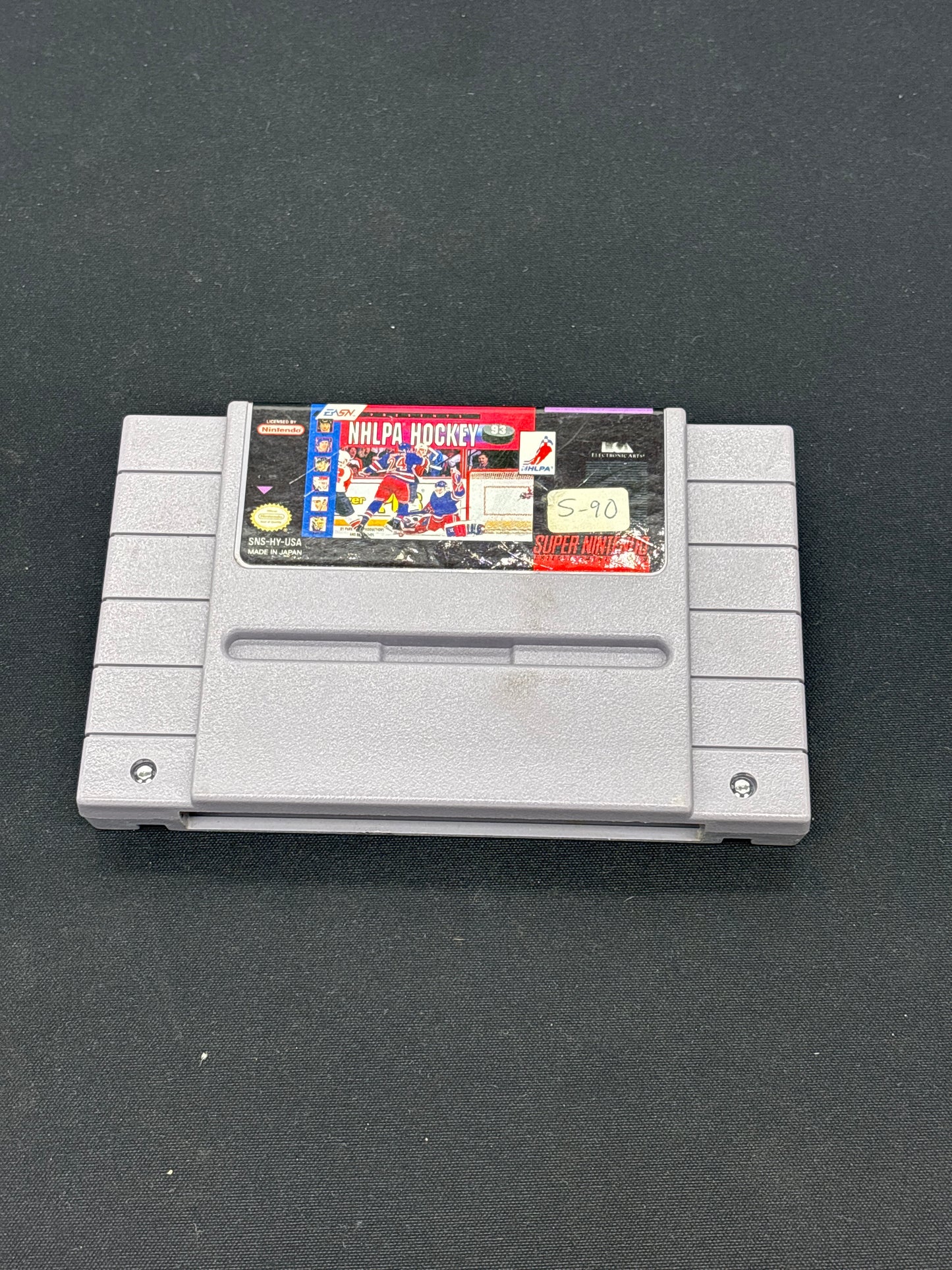 Auction Lot 75: SNES Video Game NHLPA Hockey Loose