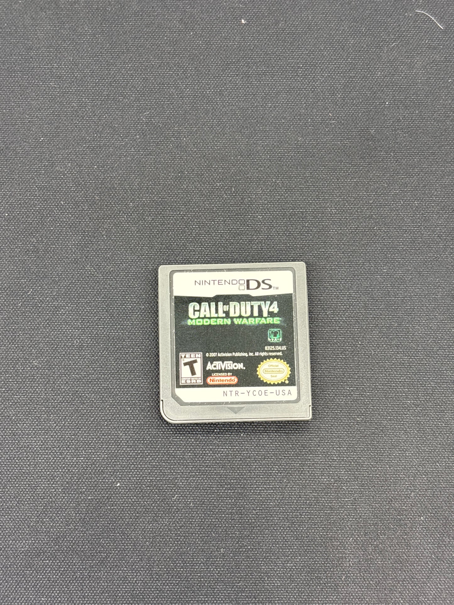 Auction Lot 169: Call of Duty 4 Modern Warfare Video Game Nintendo DS Loose