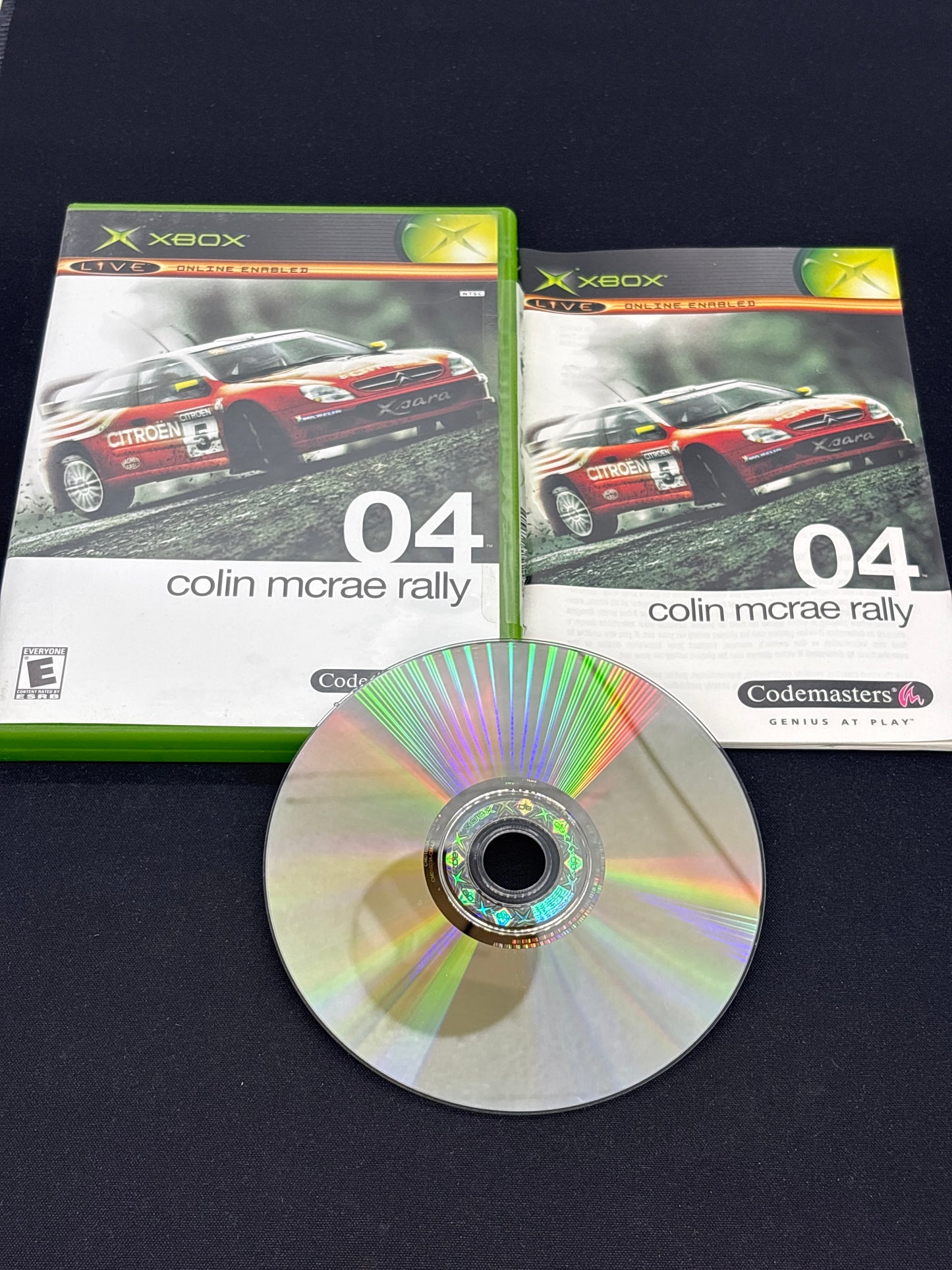 Auction Lot 109: XBOX Video Game Colin McRae Rally 04 CIB