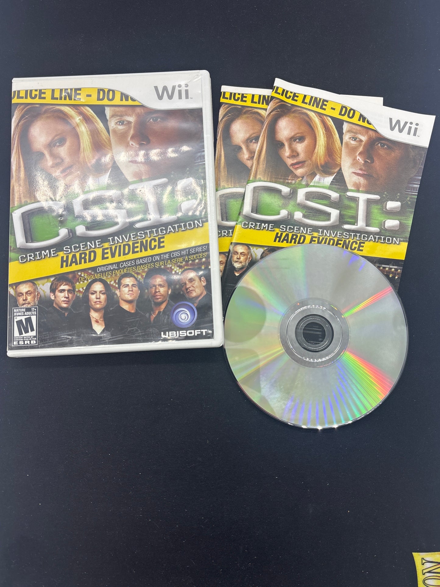 Auction Lot 136: CSI Hard Evidence Video Game Nintendo Wii CIB