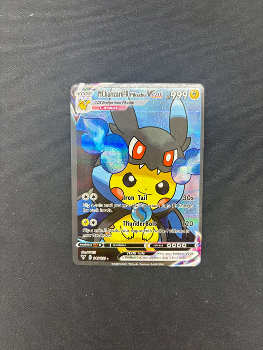 Auction Lot 315: Pokemon Card (CUSTOM) Pikachu Poncho M Charizard-X Conditions Vary