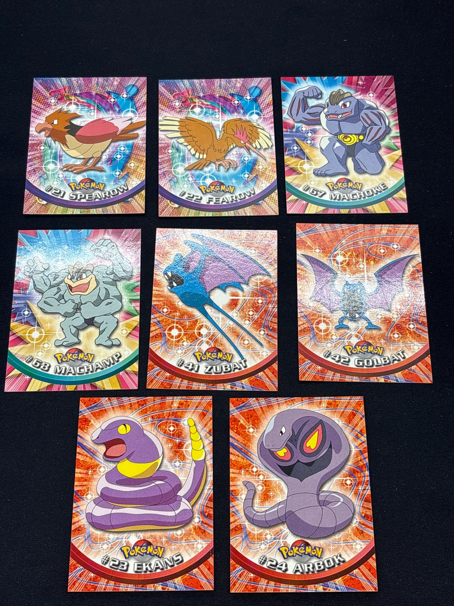 Auction Lot 101: Pokemon Cards Lot of 8 Assorted Topps Conditions Vary