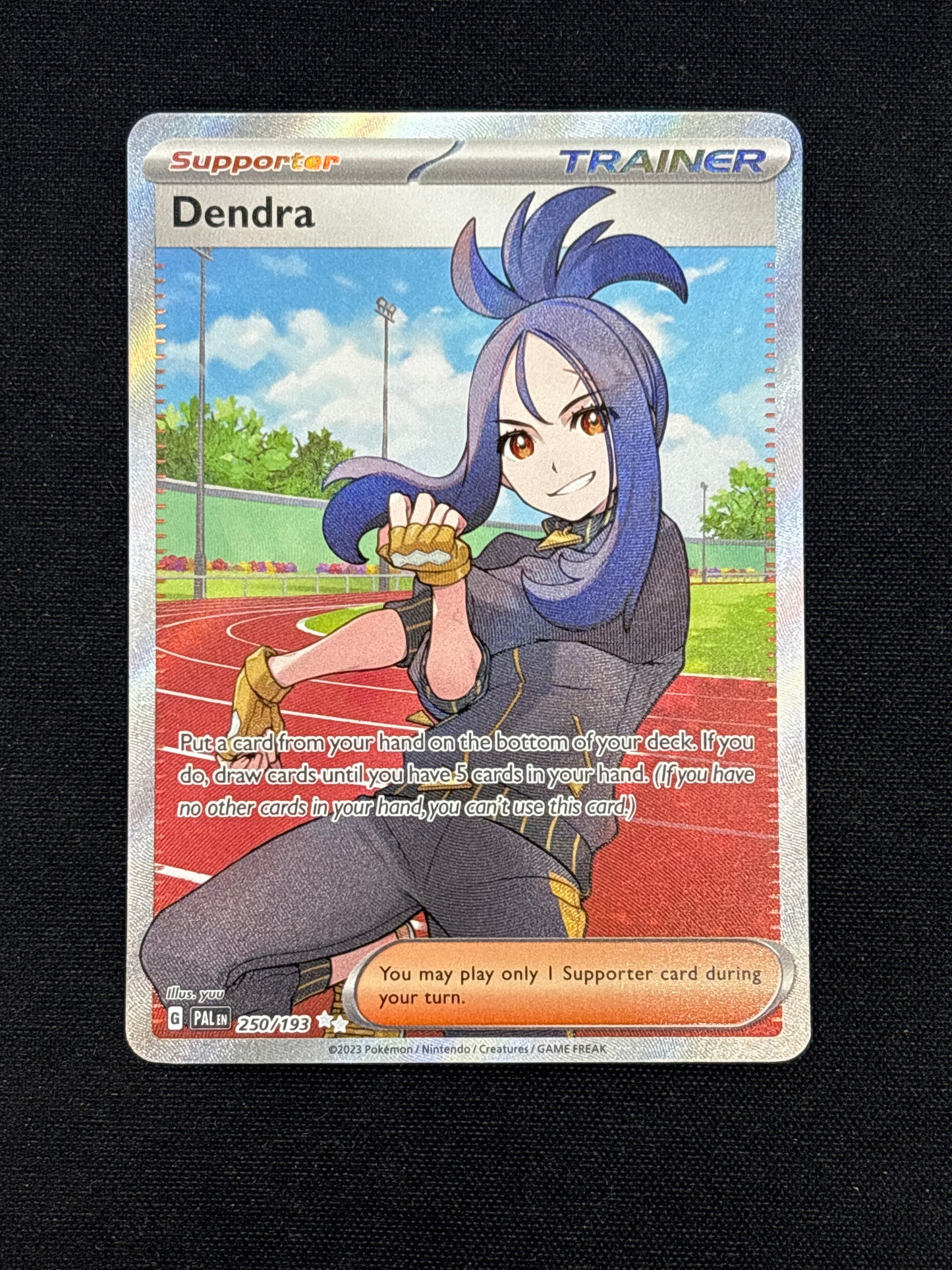 Auction Lot 411: Pokemon Cards Paldea Evolved Dendra Full Art Condition Vary
