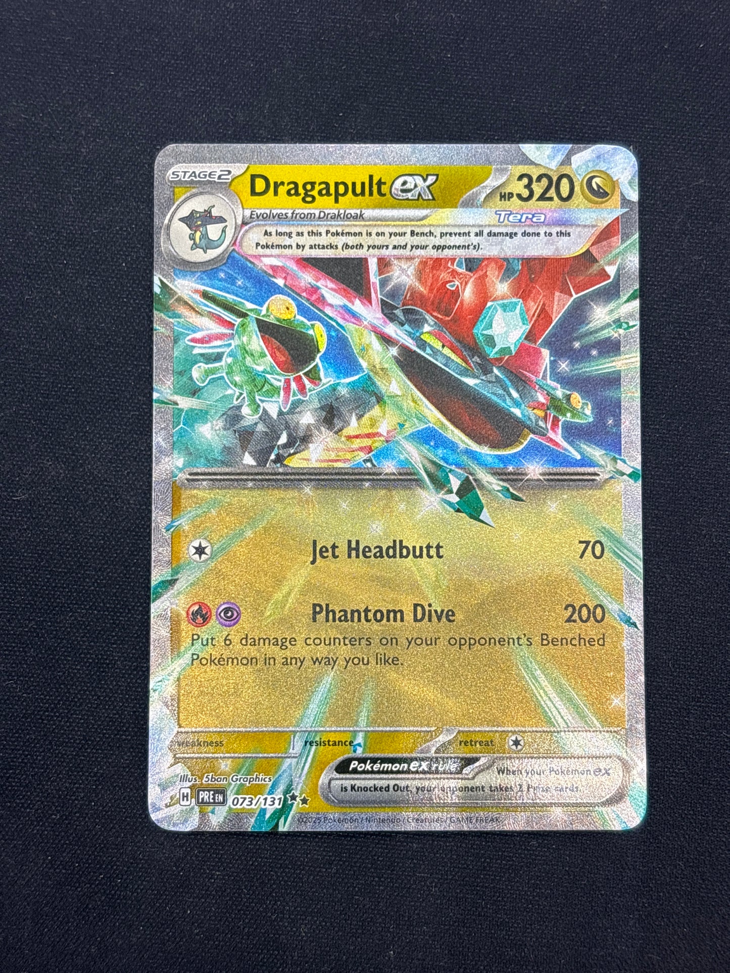 Auction Lot 219: Dragapult EX Card Conditions Vary