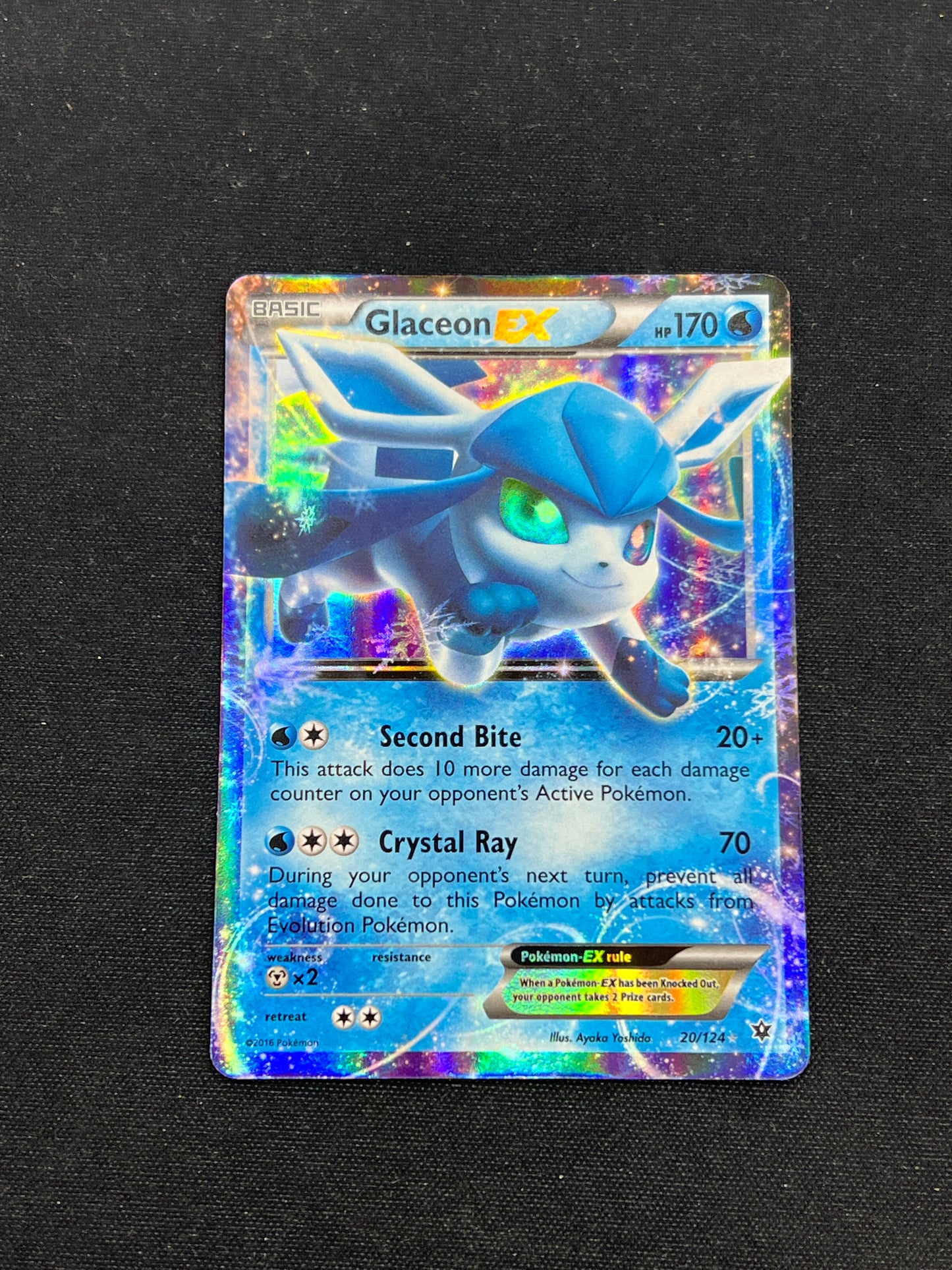 Auction Lot 330: Pokemon Cards Glaceon EX Fates Collide Conditions Vary