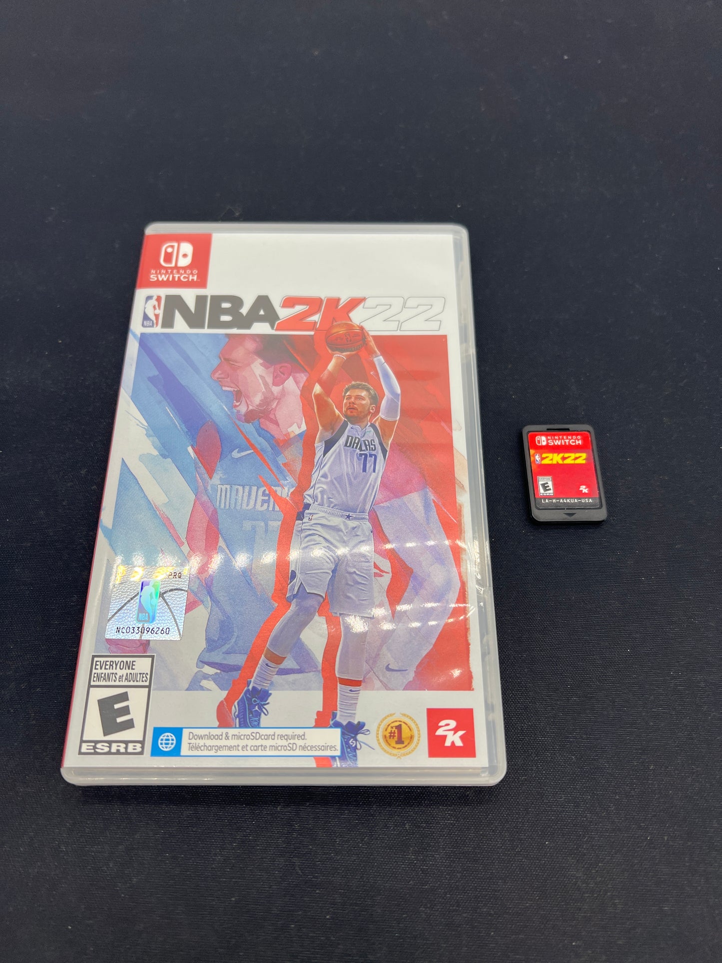Auction Lot 144: Nintendo Switch Video Game NBA 2K 22