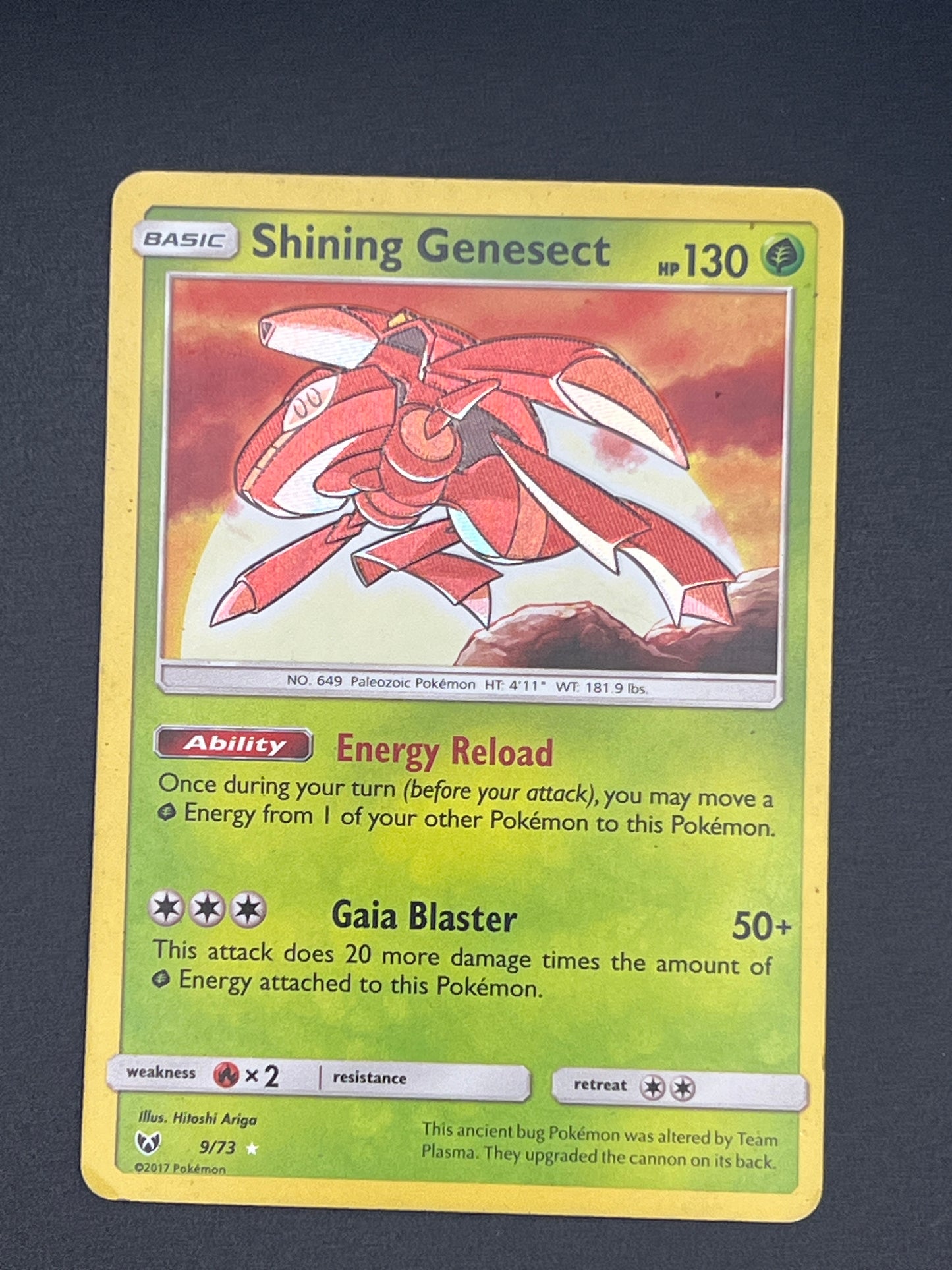 Auction Lot 300: Pokemon Cards Shining Genesect Shining Legends Conditions Vary
