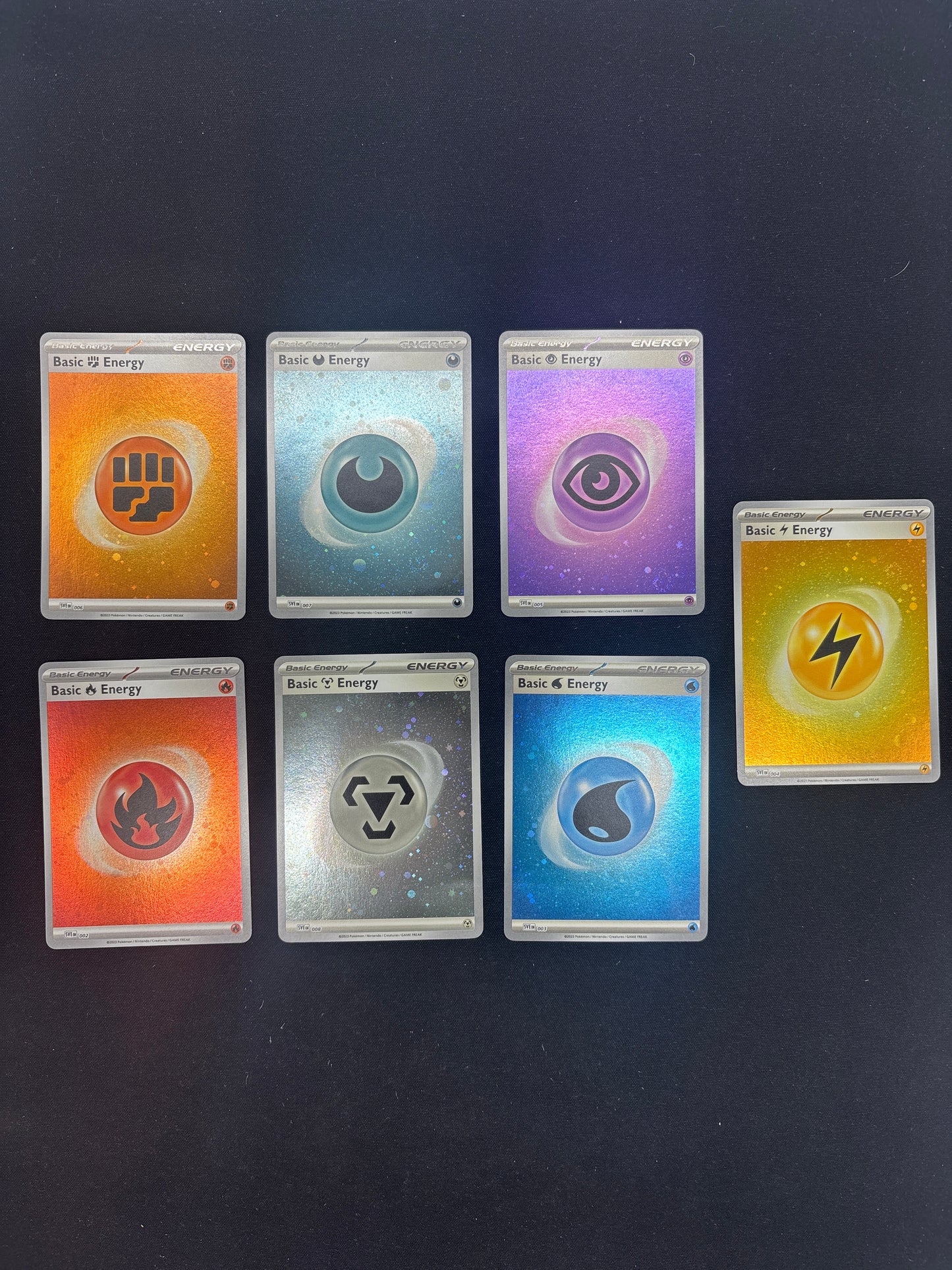 Auction Lot 469: Pokemon Cards SV Holo Energy Lot Conditions Vary